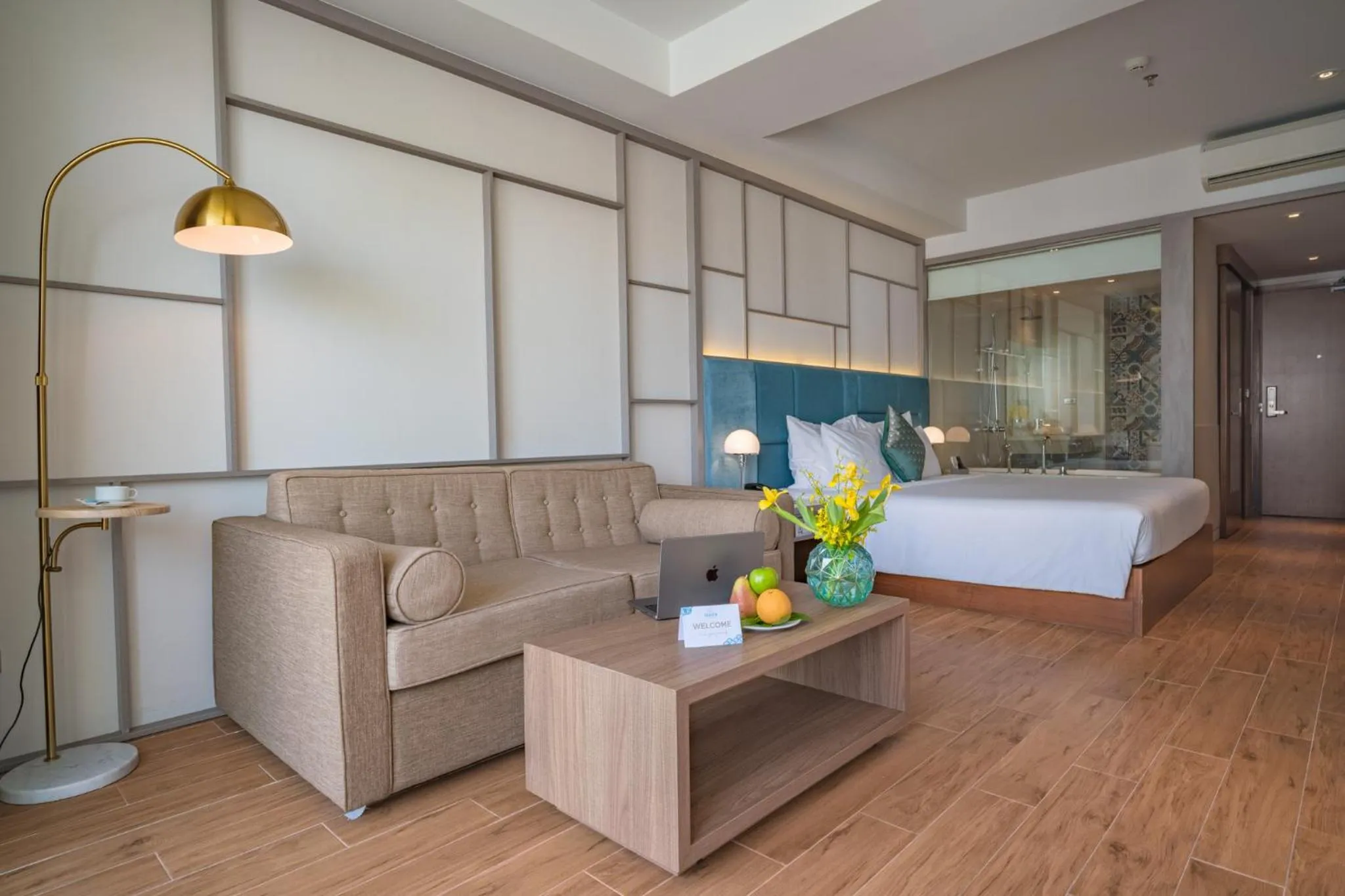 Seating area, Bed in Seaesta Nha Trang Hotel