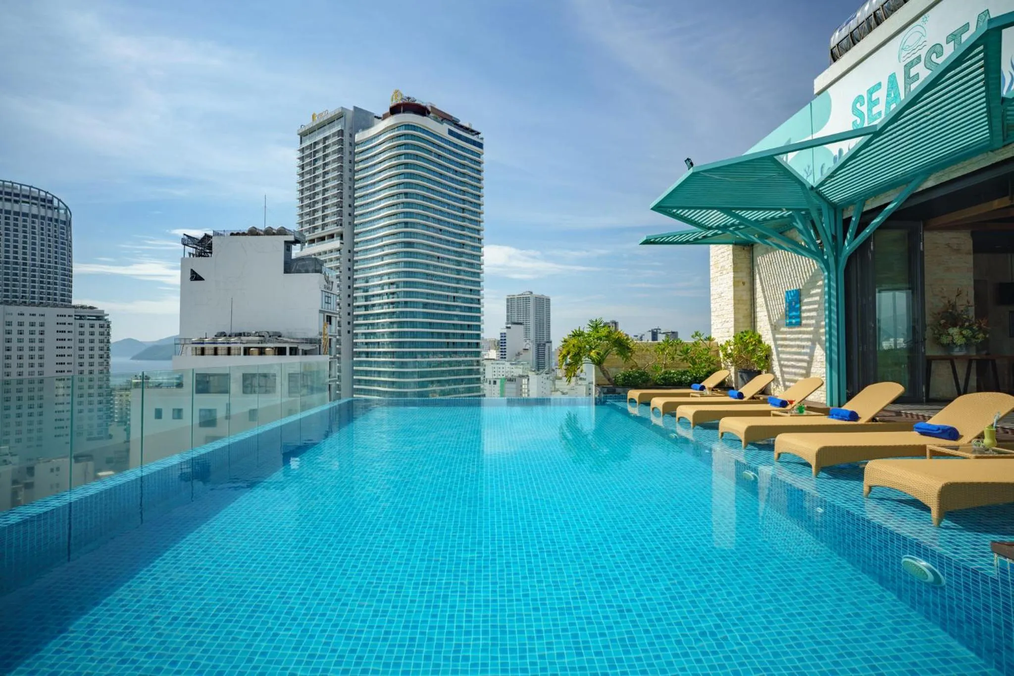 Swimming pool in Seaesta Nha Trang Hotel