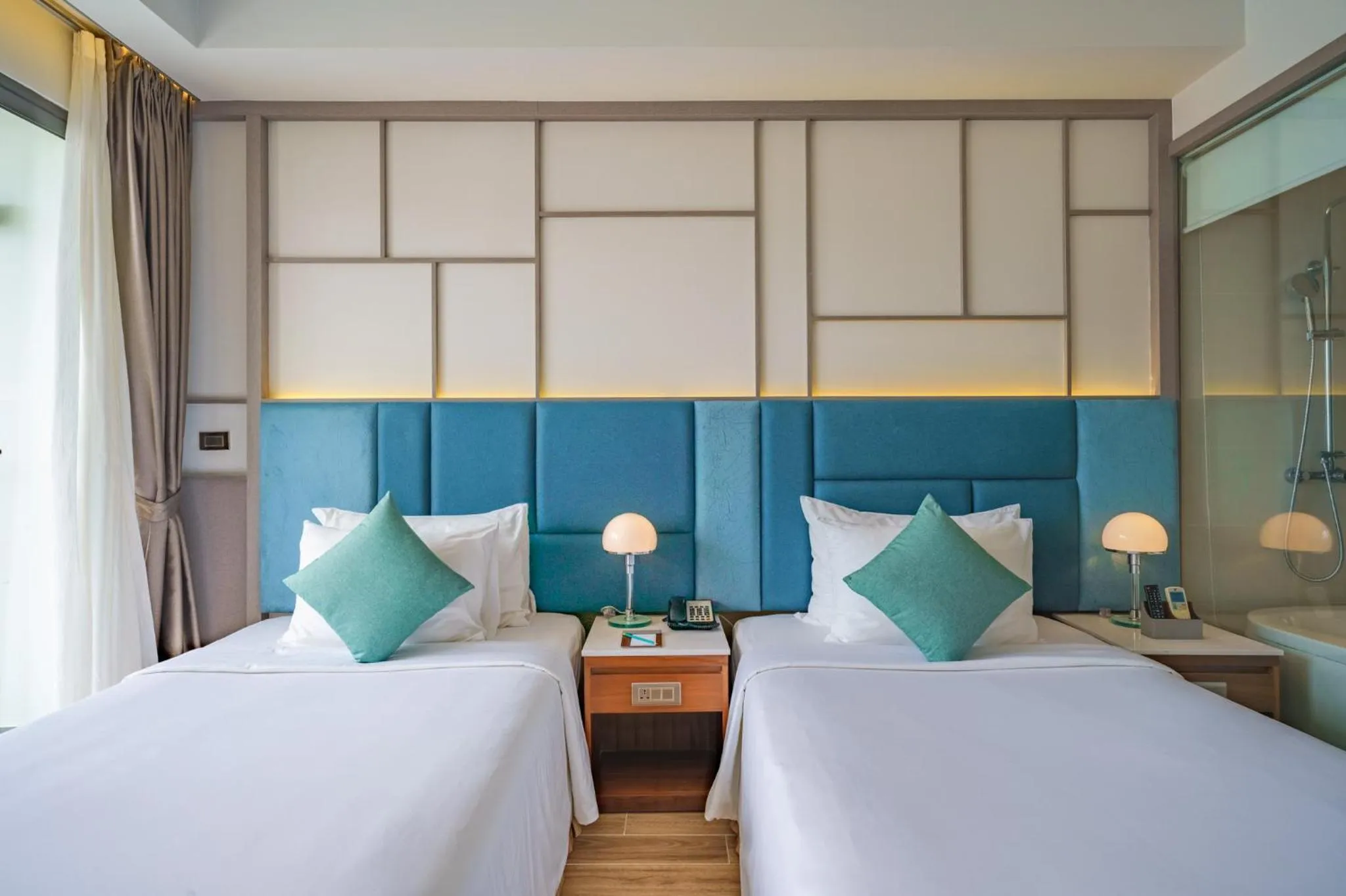 Bed in Seaesta Nha Trang Hotel