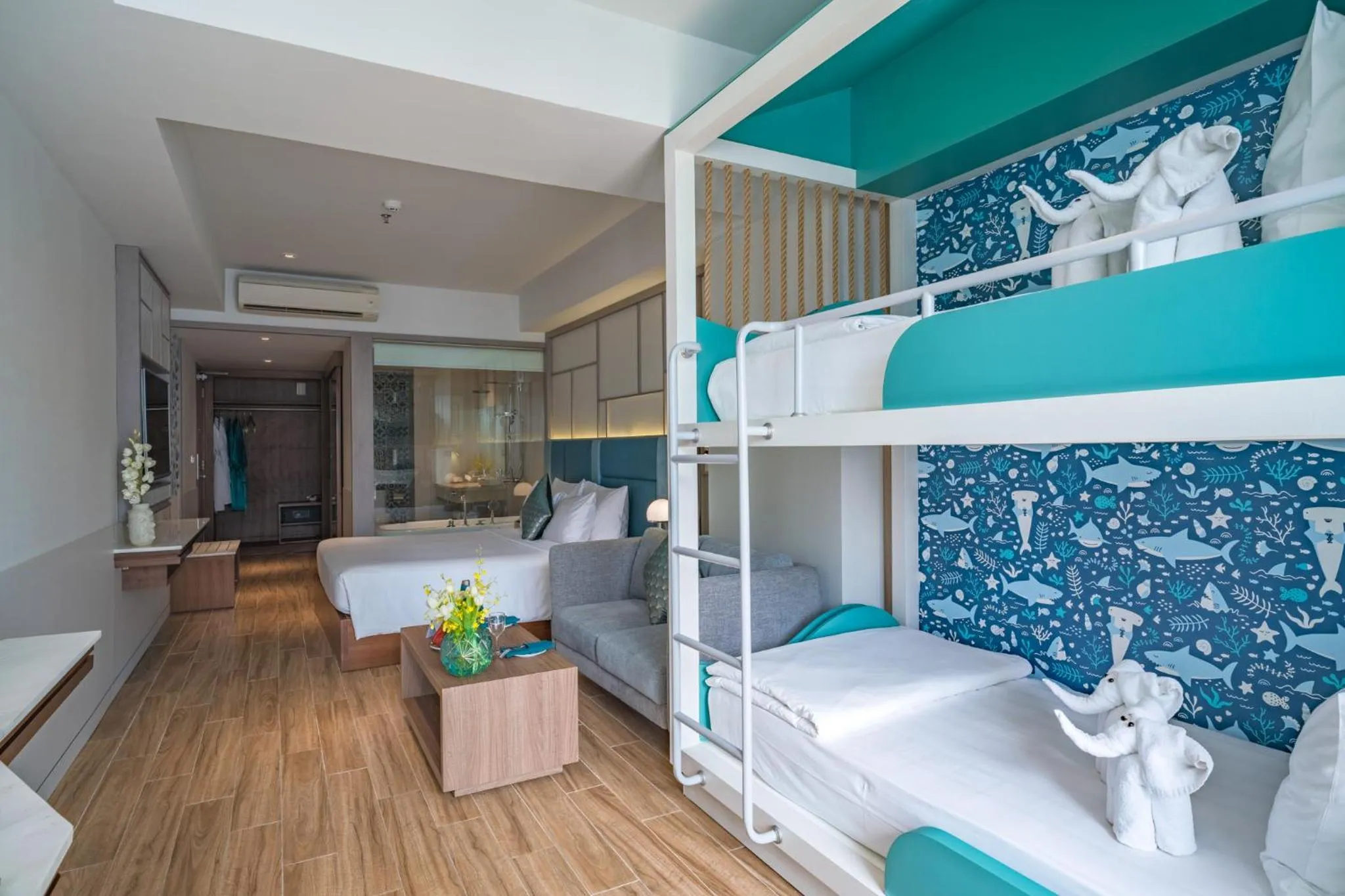 Photo of the whole room, Bed in Seaesta Nha Trang Hotel