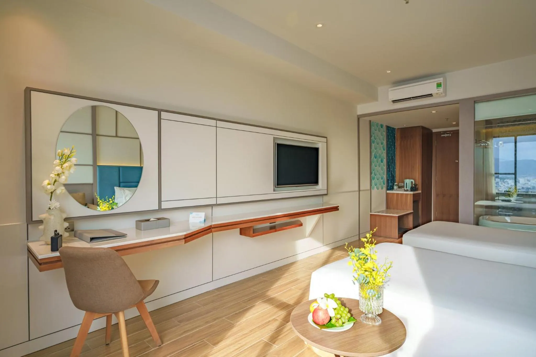 Photo of the whole room, Bed in Seaesta Nha Trang Hotel