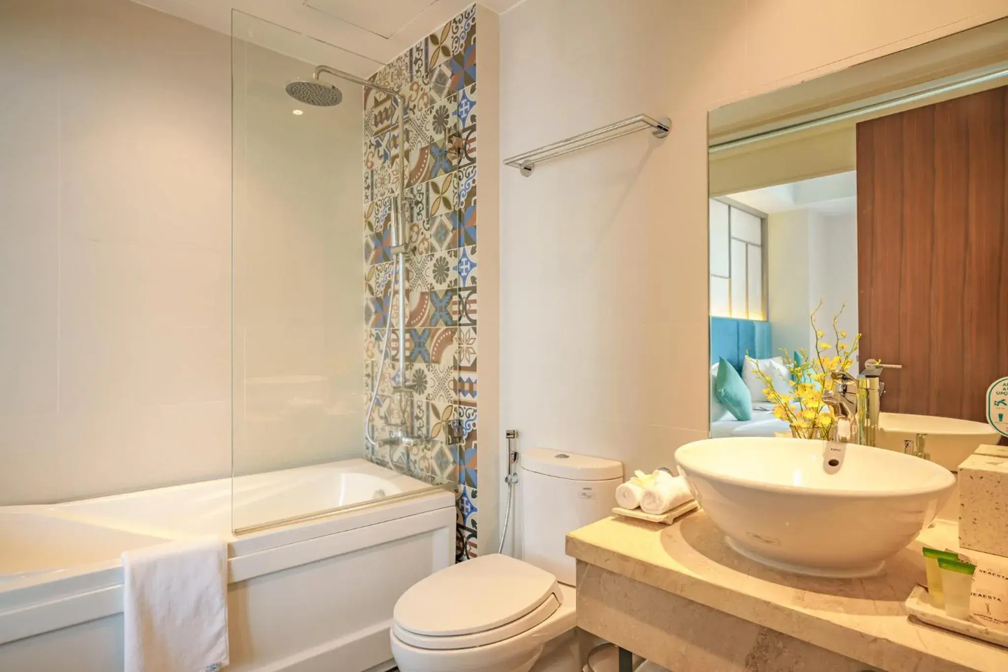 Bathroom in Seaesta Nha Trang Hotel Bathroom in Seaesta Nha Trang Hotel