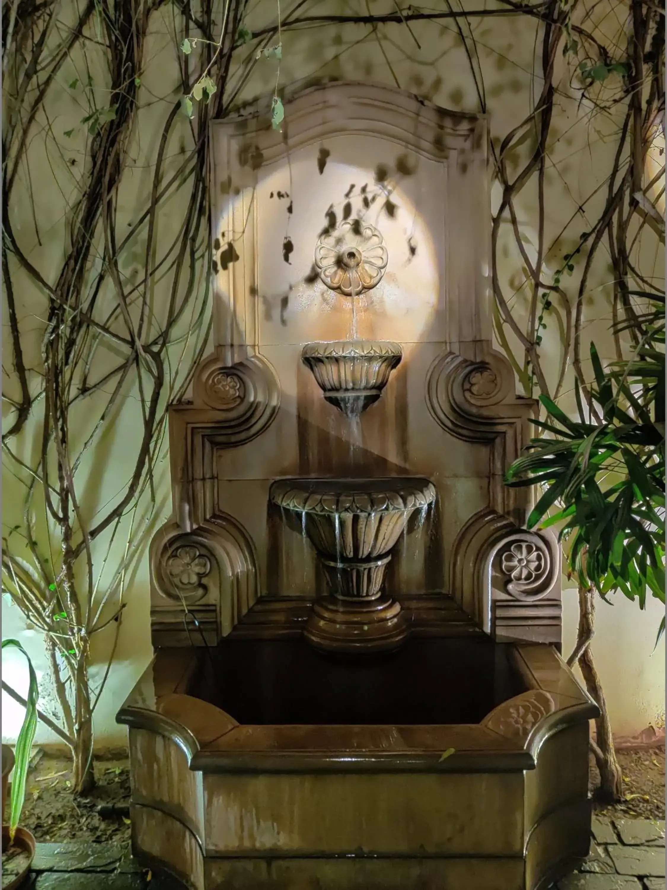 Lobby or reception in Mandawa Haveli Lobby or reception in Mandawa Haveli