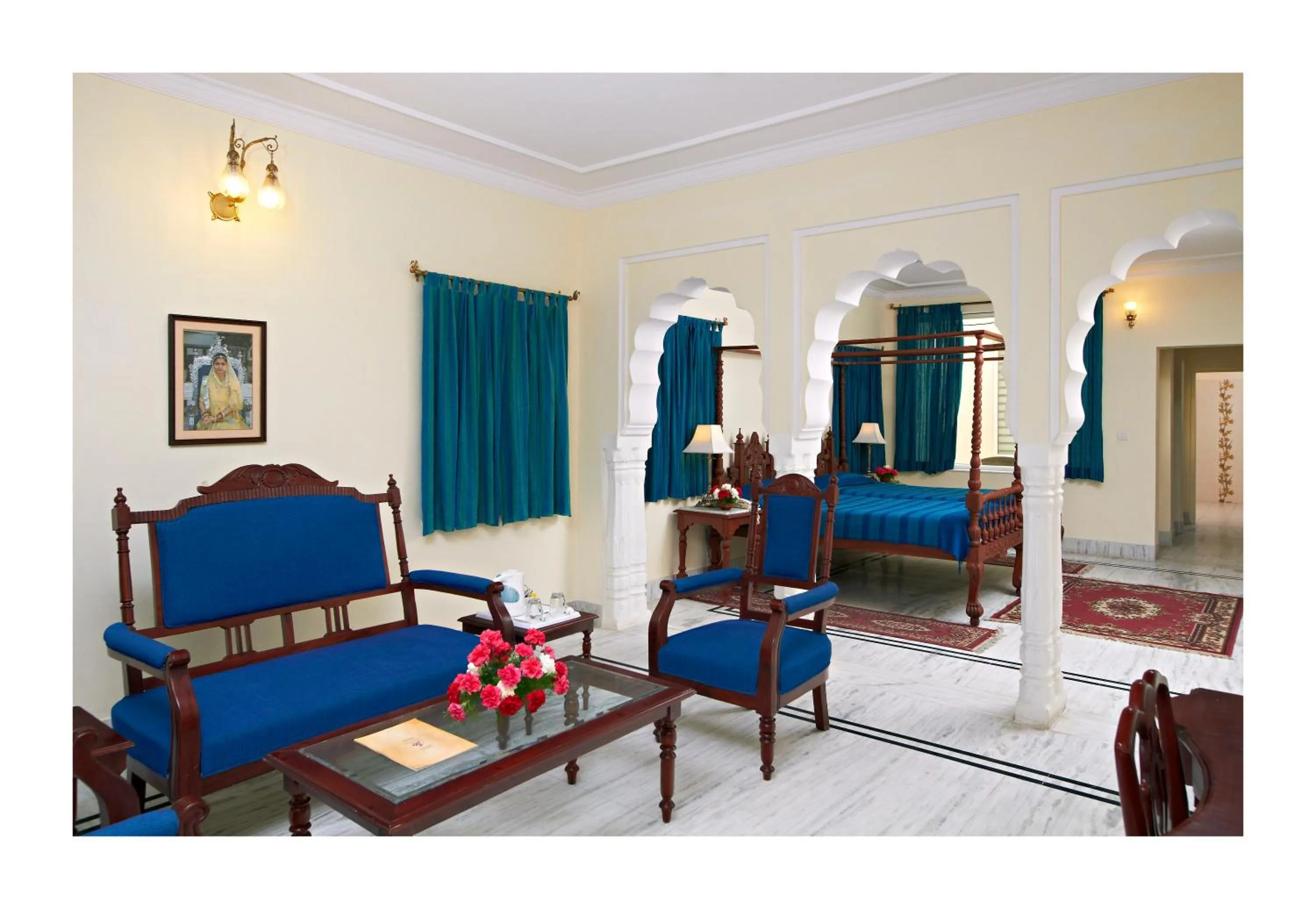 Living room in Mandawa Haveli