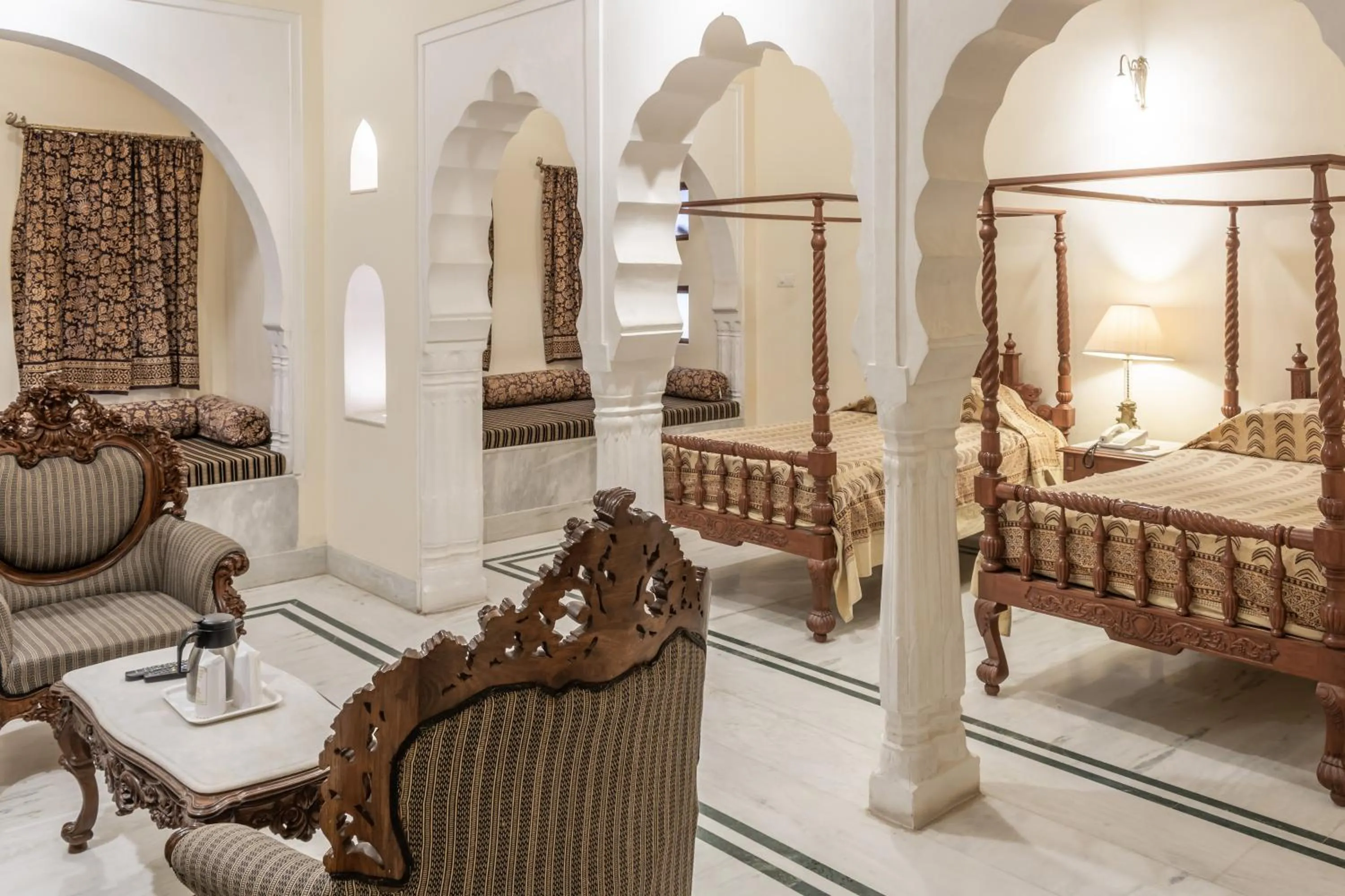 Bedroom, Bed in Hotel Castle Mandawa