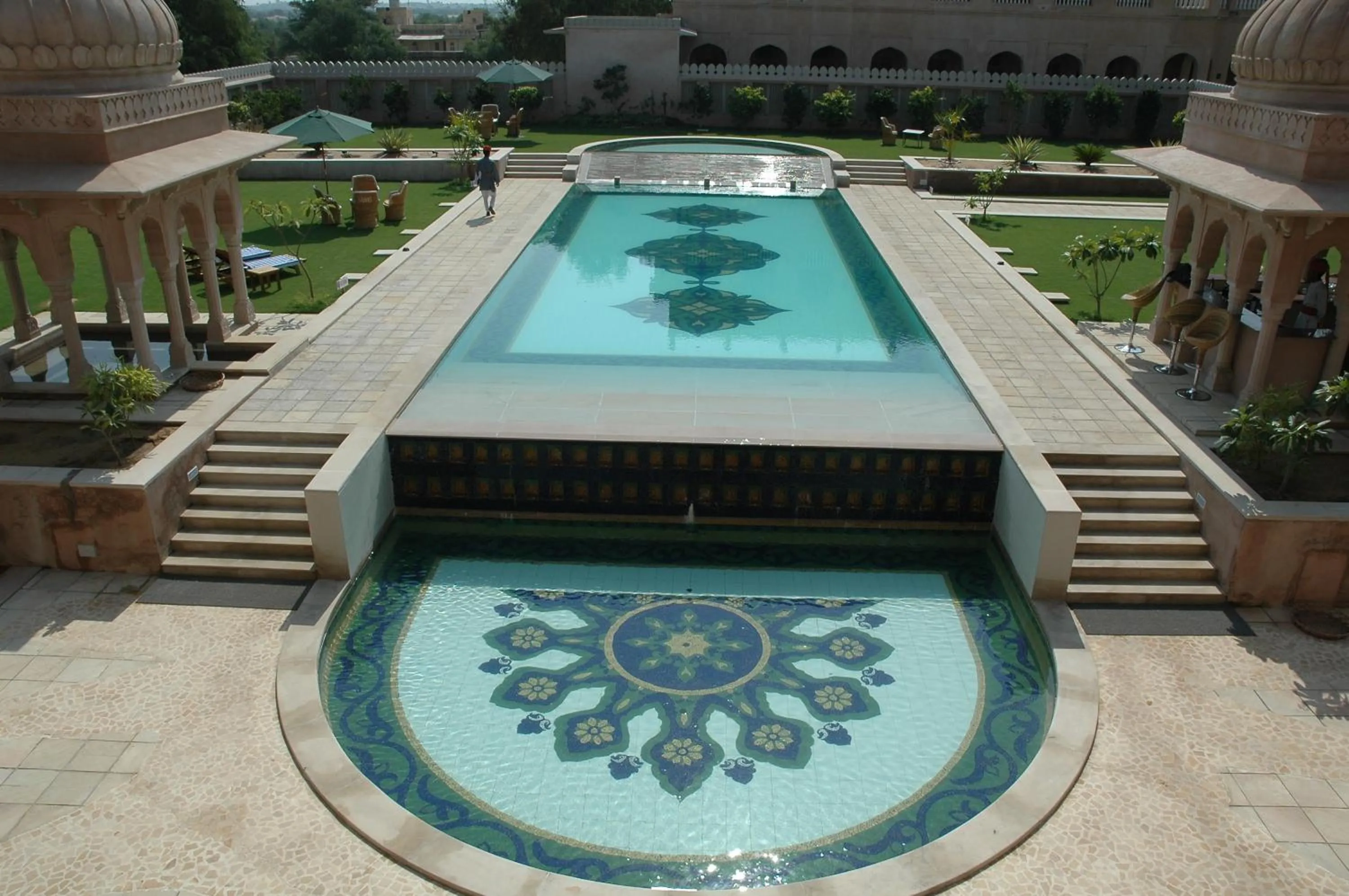 Swimming pool in Hotel Castle Mandawa