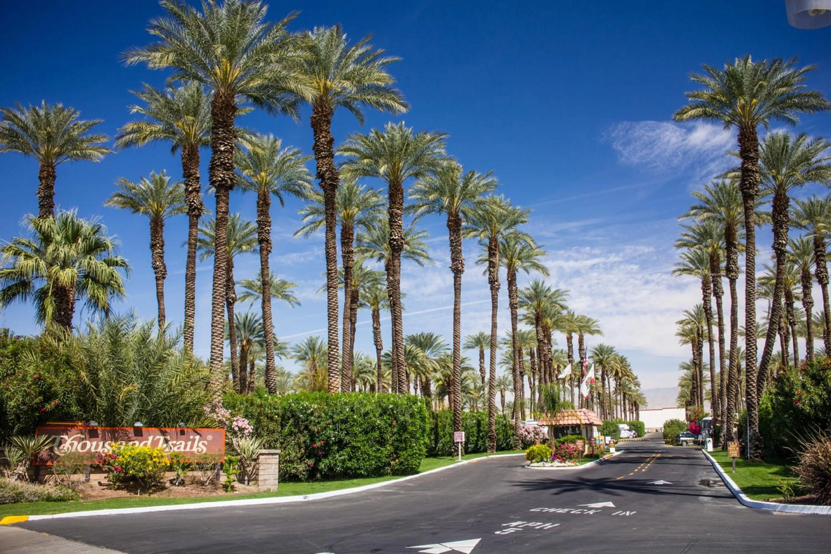 Property building in Palm Springs Camping Resort Cabin 3