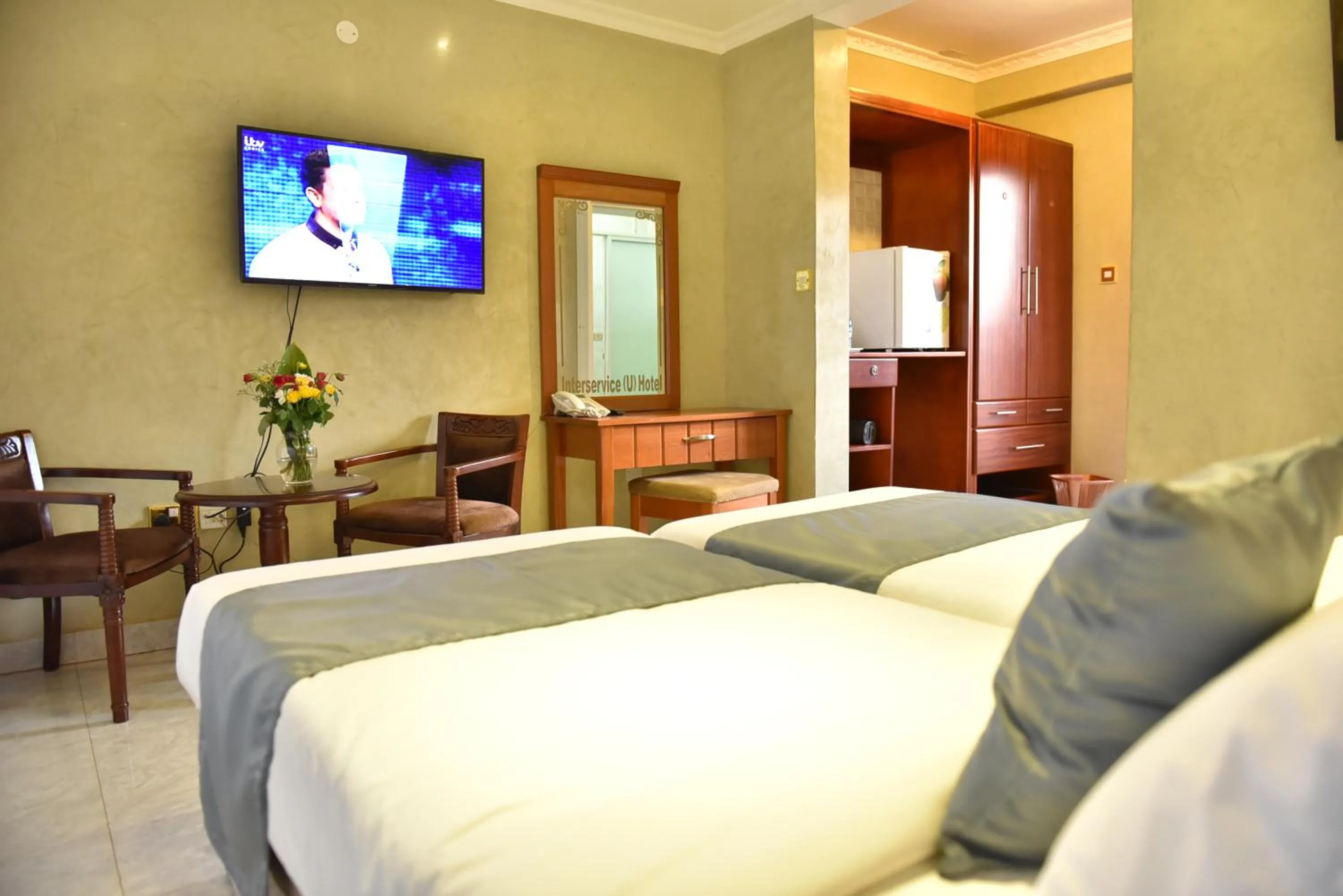 Bed in Interservice Hotel