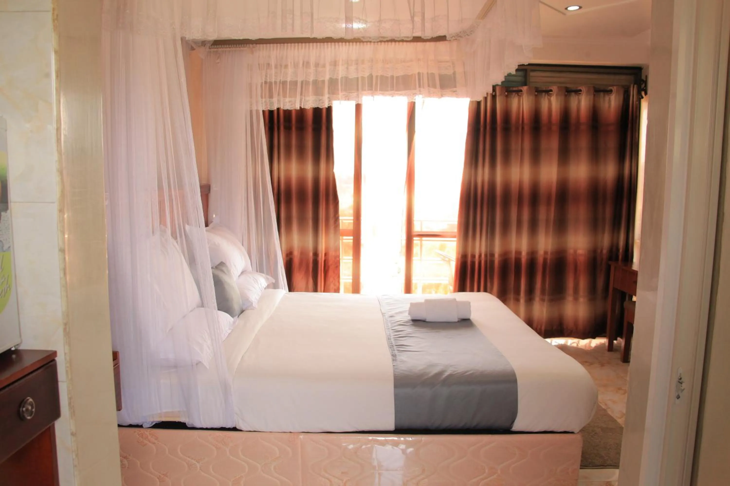 Bed in Interservice Hotel