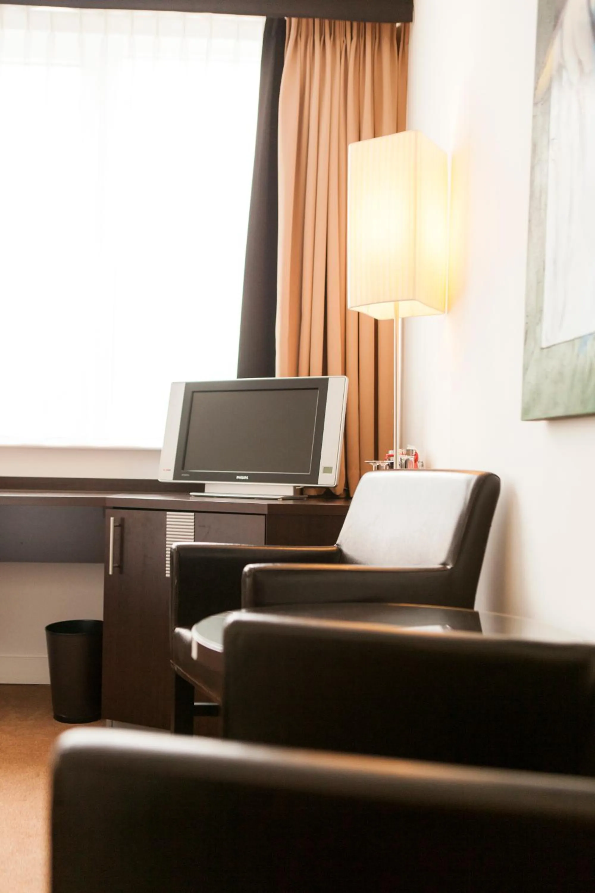 Seating area in Progress Hotel