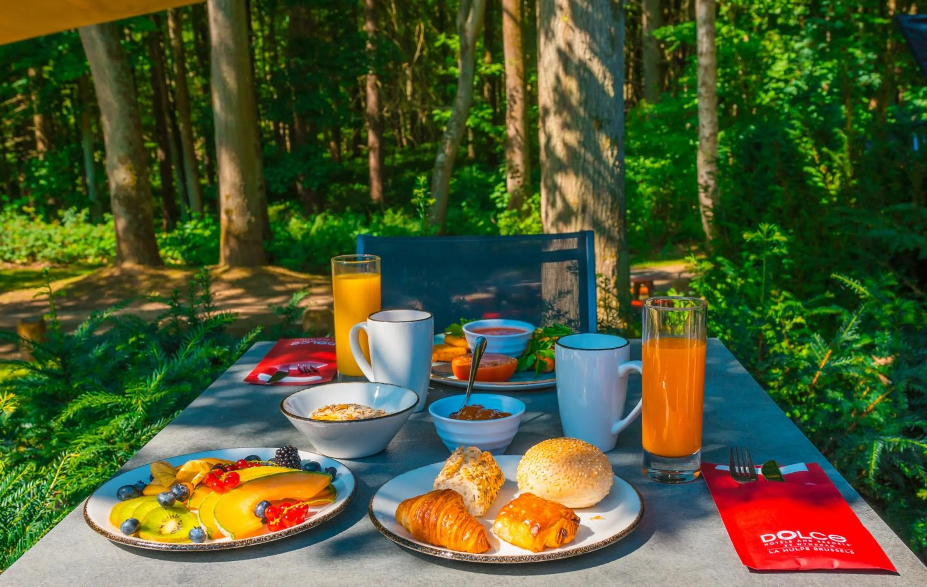 Breakfast in Hotel Dolce La Hulpe Brussels