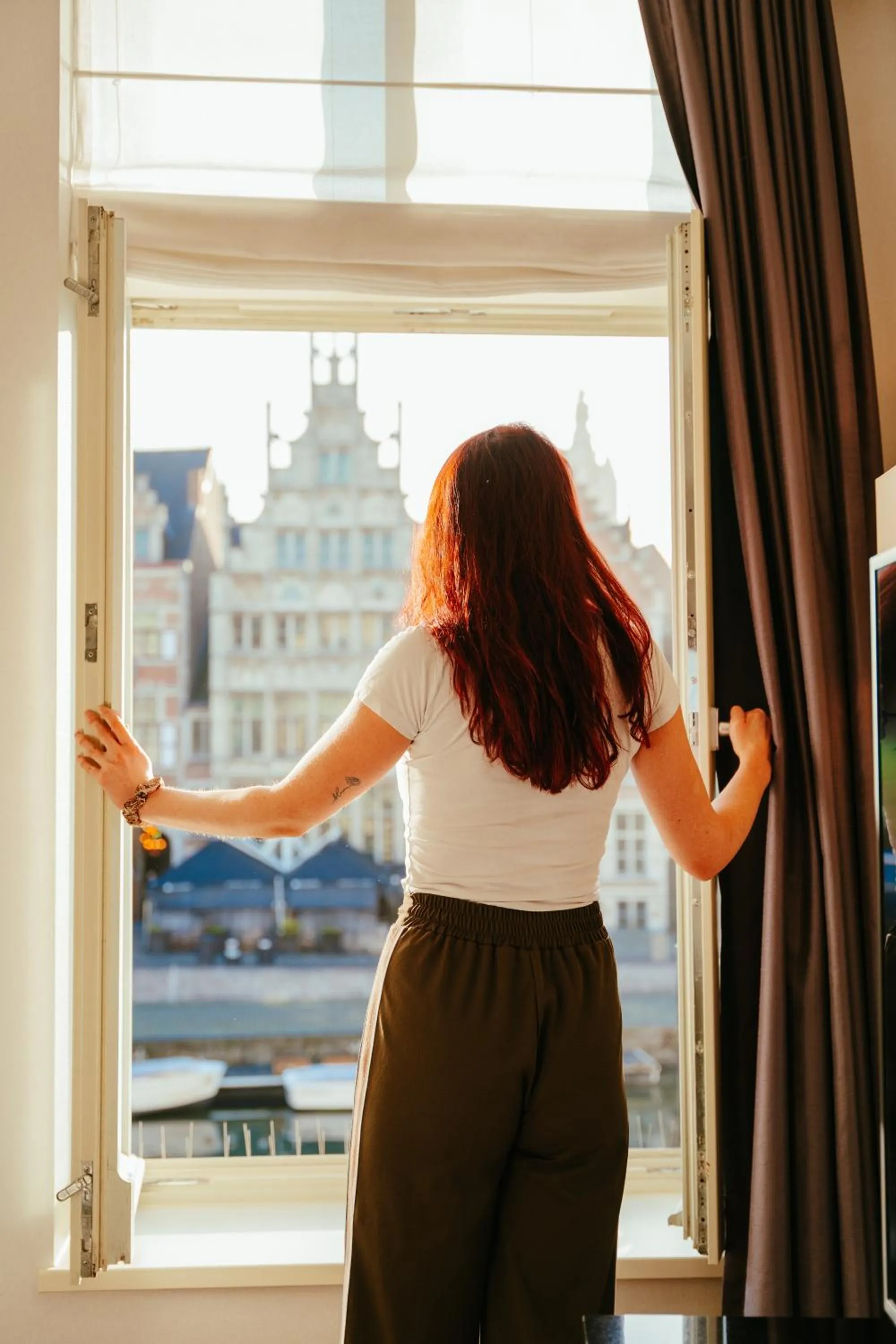 View (from property/room) in Ghent Marriott Hotel