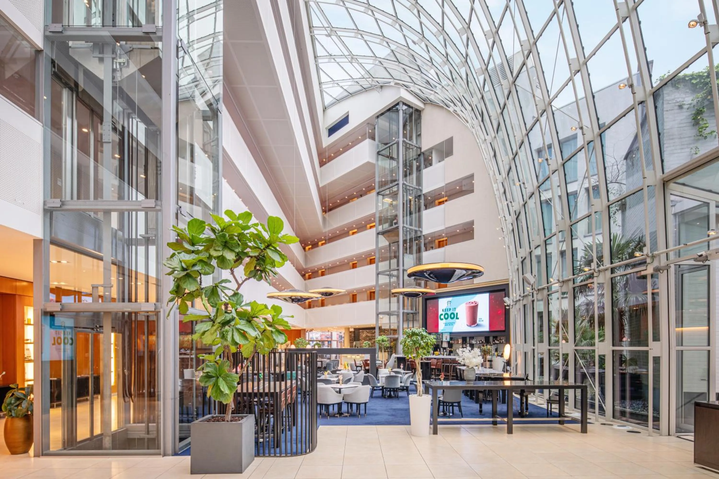 Lobby or reception in Ghent Marriott Hotel