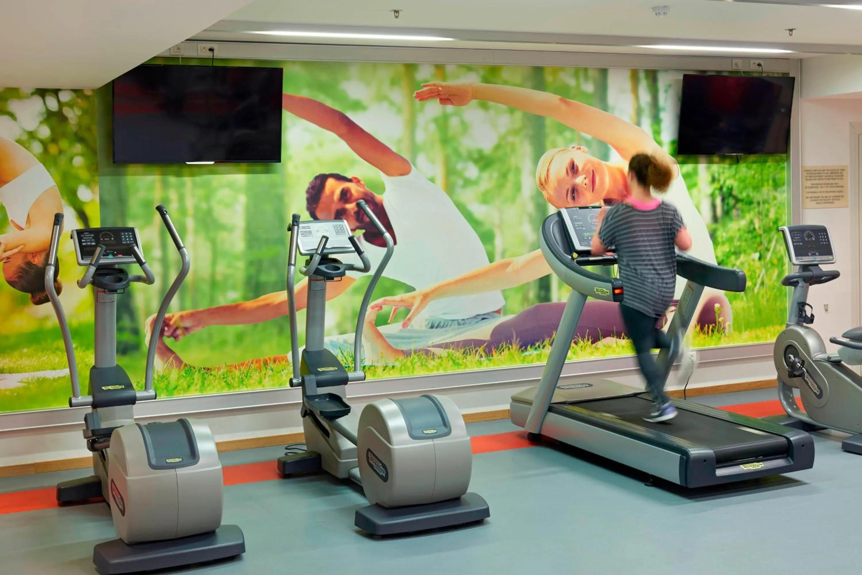 Fitness centre/facilities in Ghent Marriott Hotel