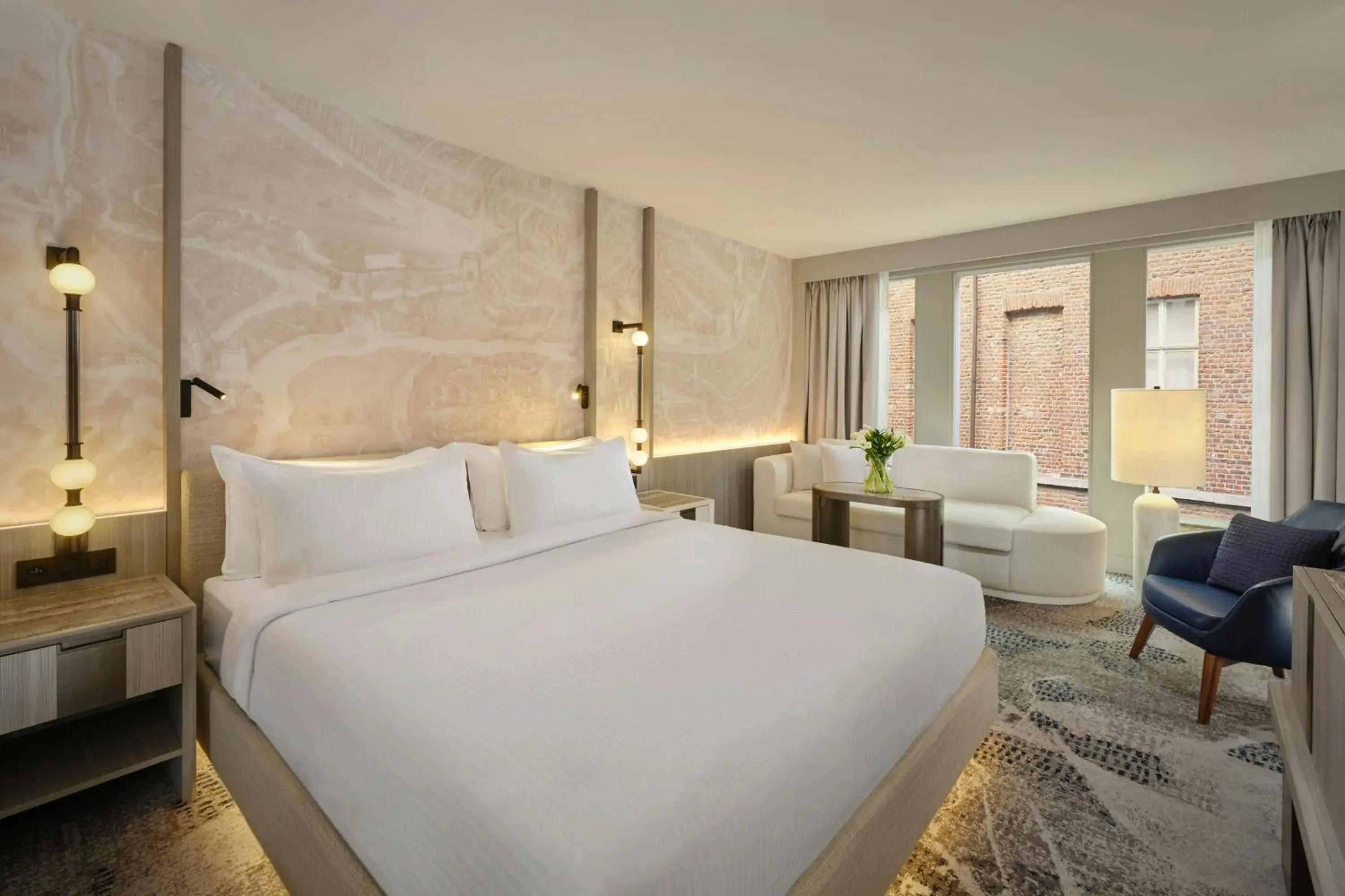 Guest Room, 1 King in Ghent Marriott Hotel Guest Room, 1 King in Ghent Marriott Hotel