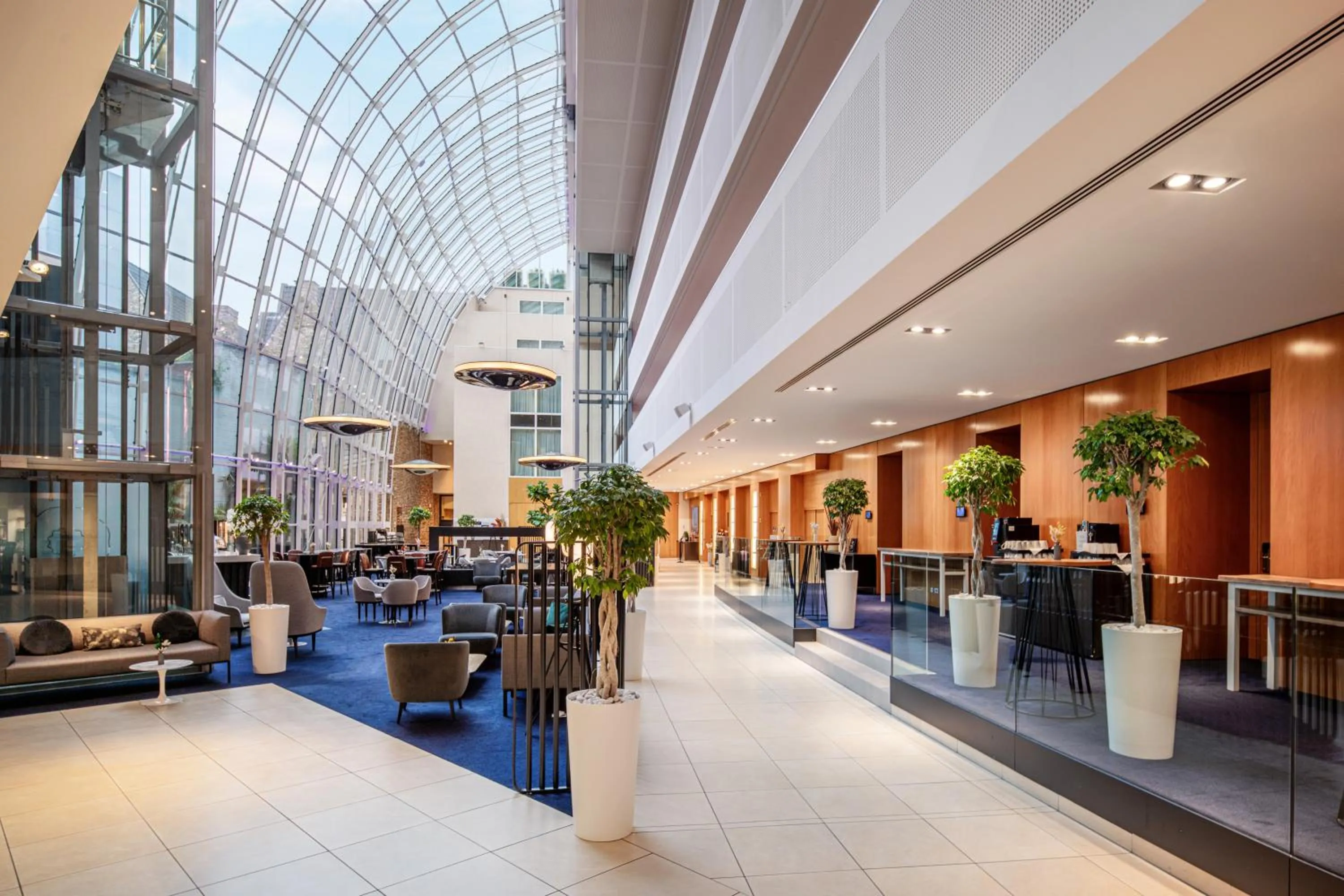 Lobby or reception in Ghent Marriott Hotel
