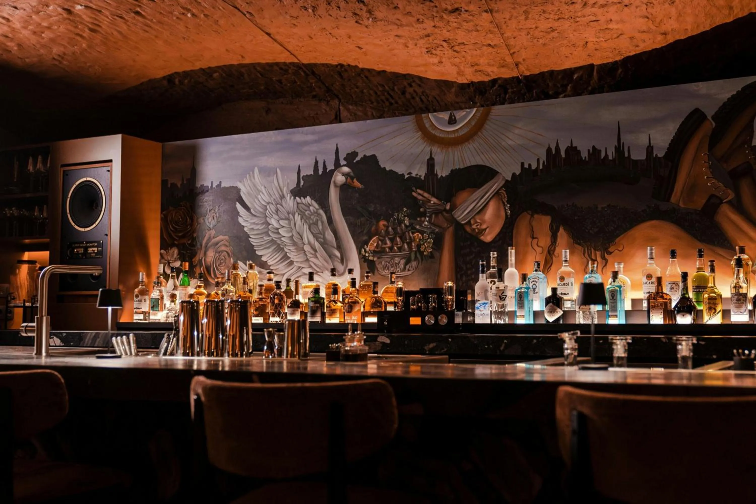 Lounge or bar in Ghent Marriott Hotel