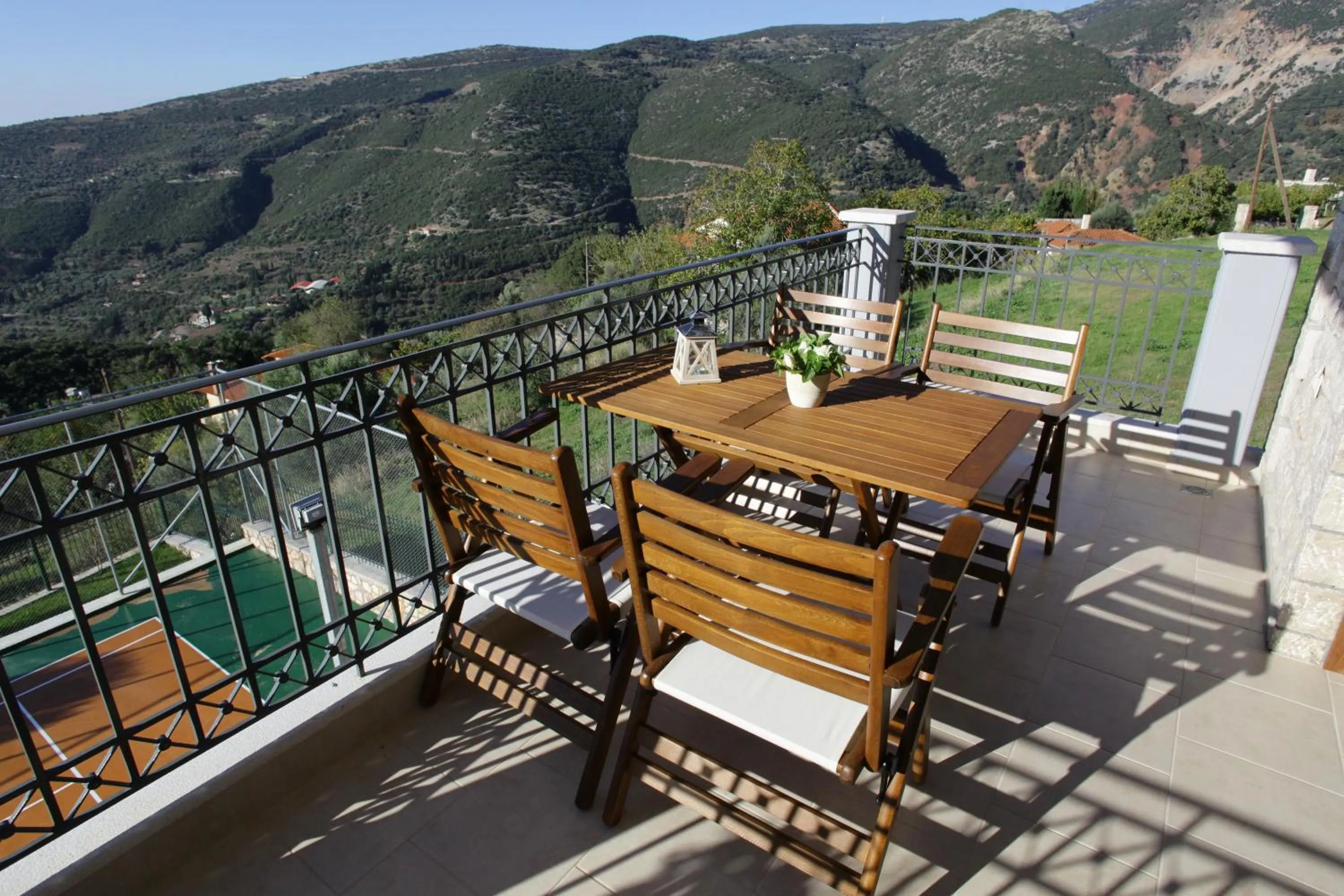 Balcony/Terrace in Treanto Nafpaktos Boutique Hotel