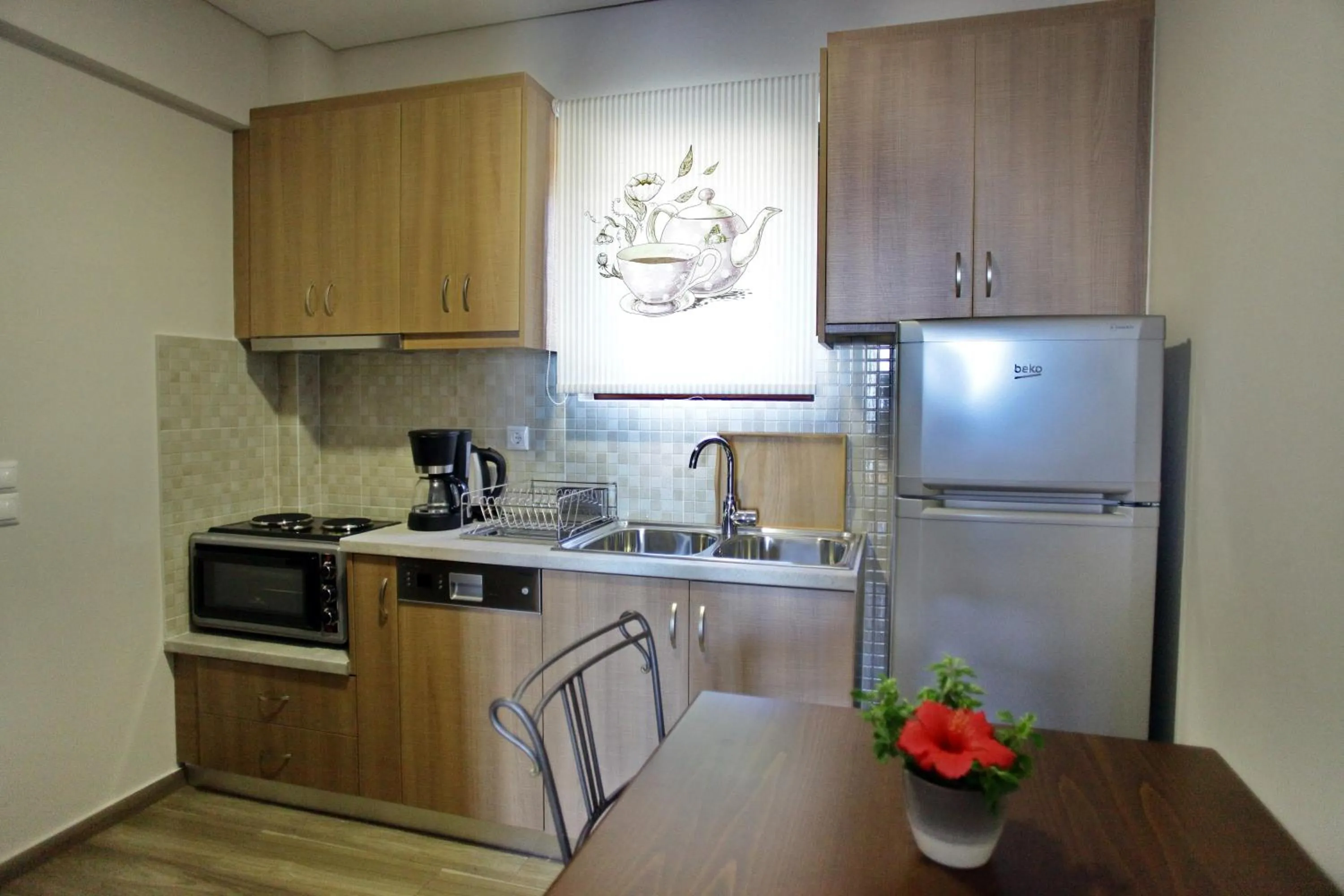 Kitchen or kitchenette in Treanto Nafpaktos Boutique Hotel