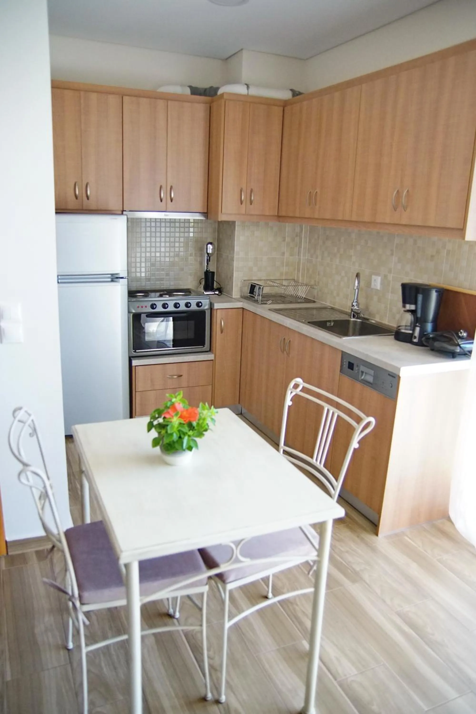 Kitchen or kitchenette in Treanto Nafpaktos Boutique Hotel