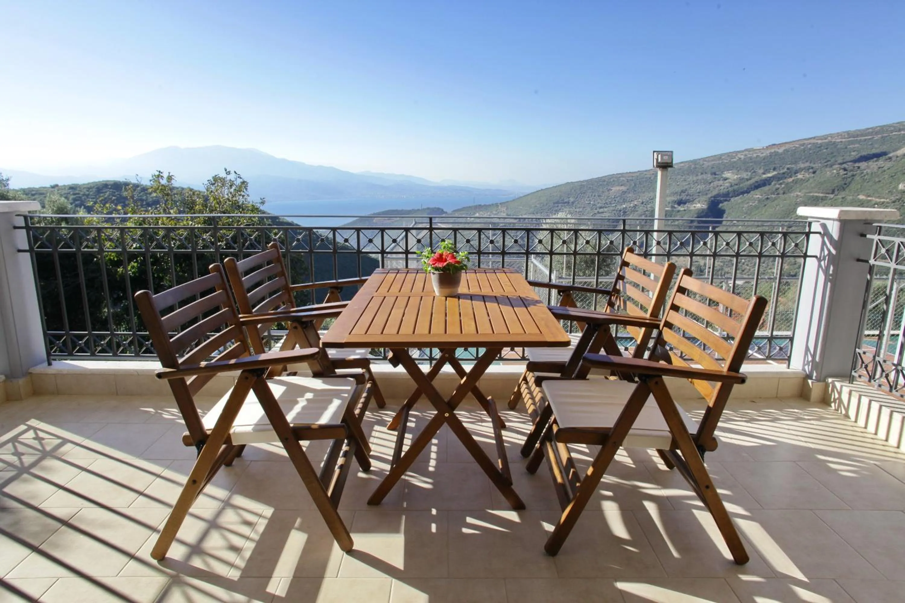 Balcony/Terrace in Treanto Nafpaktos Boutique Hotel