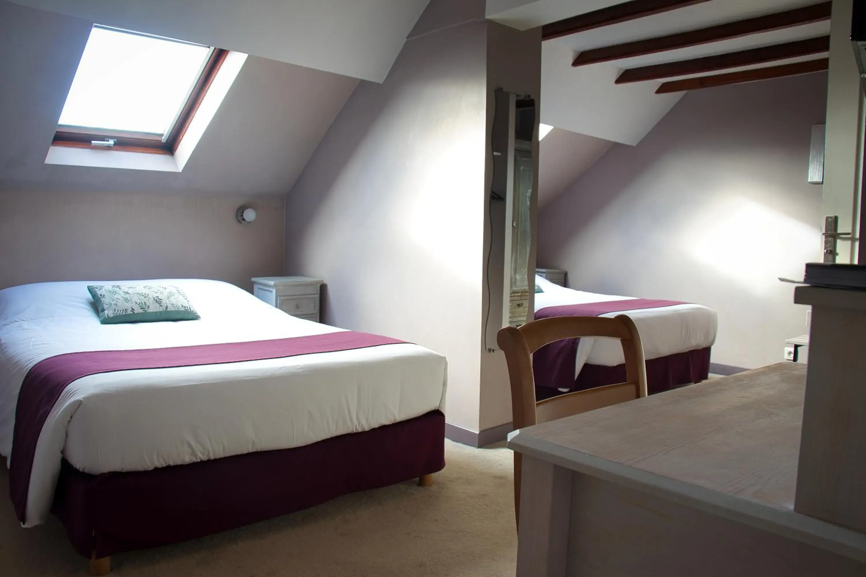 Bedroom, Bed in Cit'Hotel Hôtel Beauséjour Bedroom, Bed in Cit'Hotel Hôtel Beauséjour