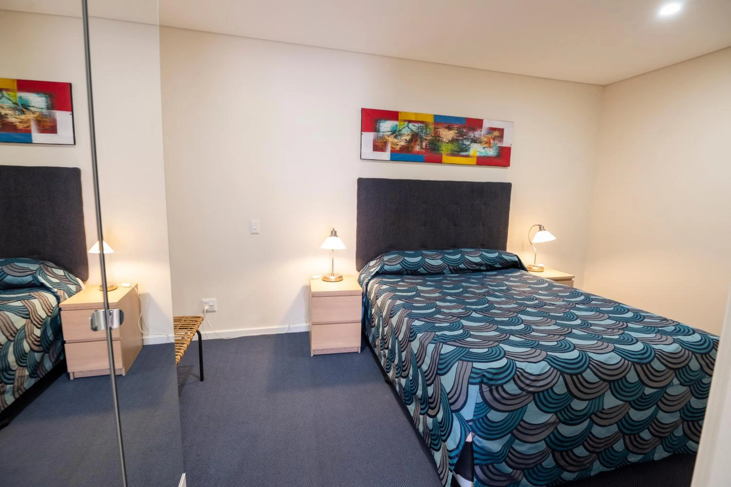 Bed in Bunbury Motel and Apartments