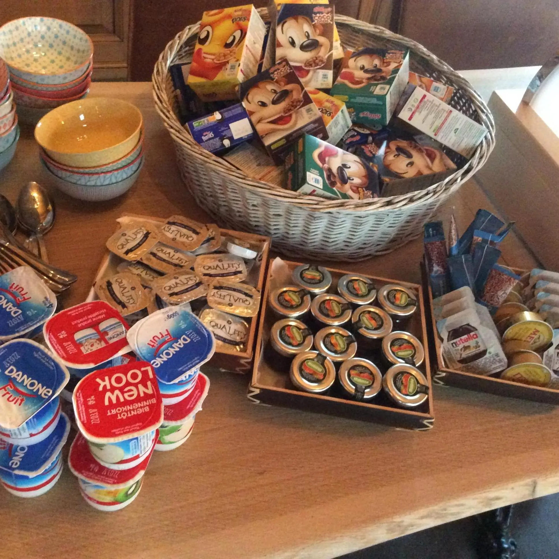 Buffet breakfast in B&B Quarterhouse