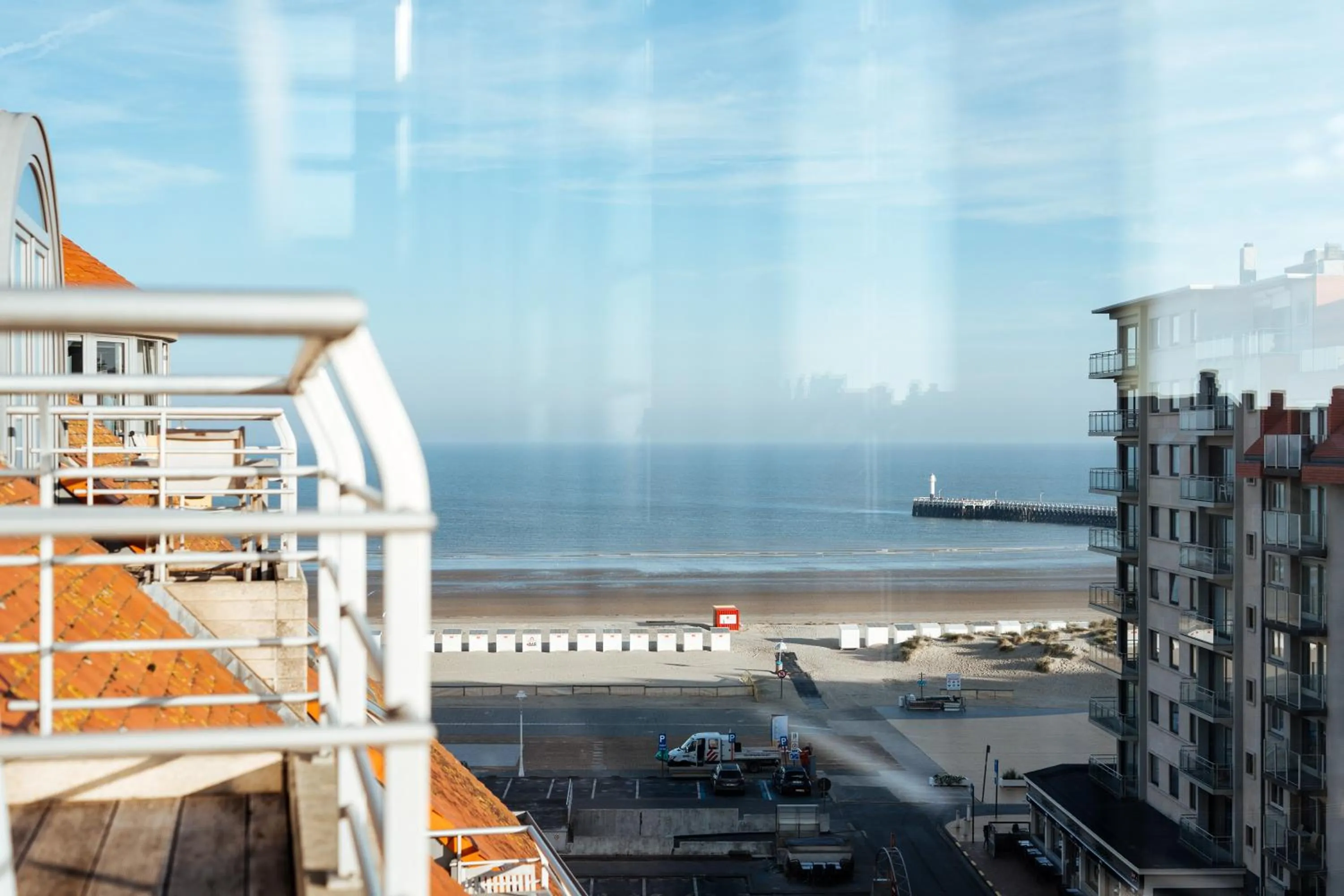 Balcony/Terrace in Cosmopolite Hotel Nieuwpoort-Bad