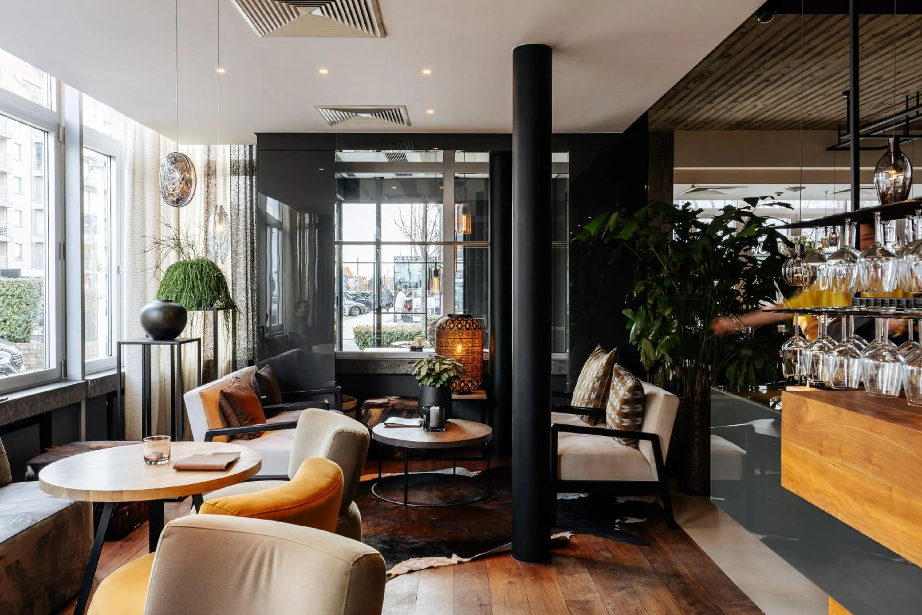 Lounge or bar in Cosmopolite Hotel Nieuwpoort-Bad