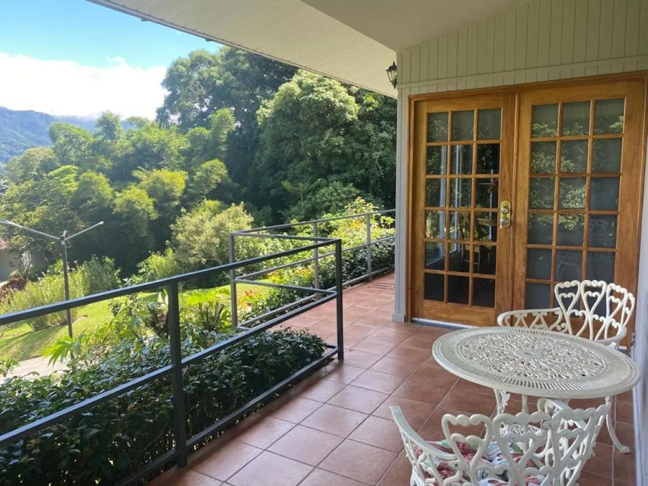 Balcony/Terrace in Coffee Estate Inn