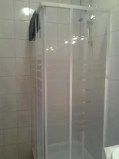 Shower in Hotel Dry Les Courtis