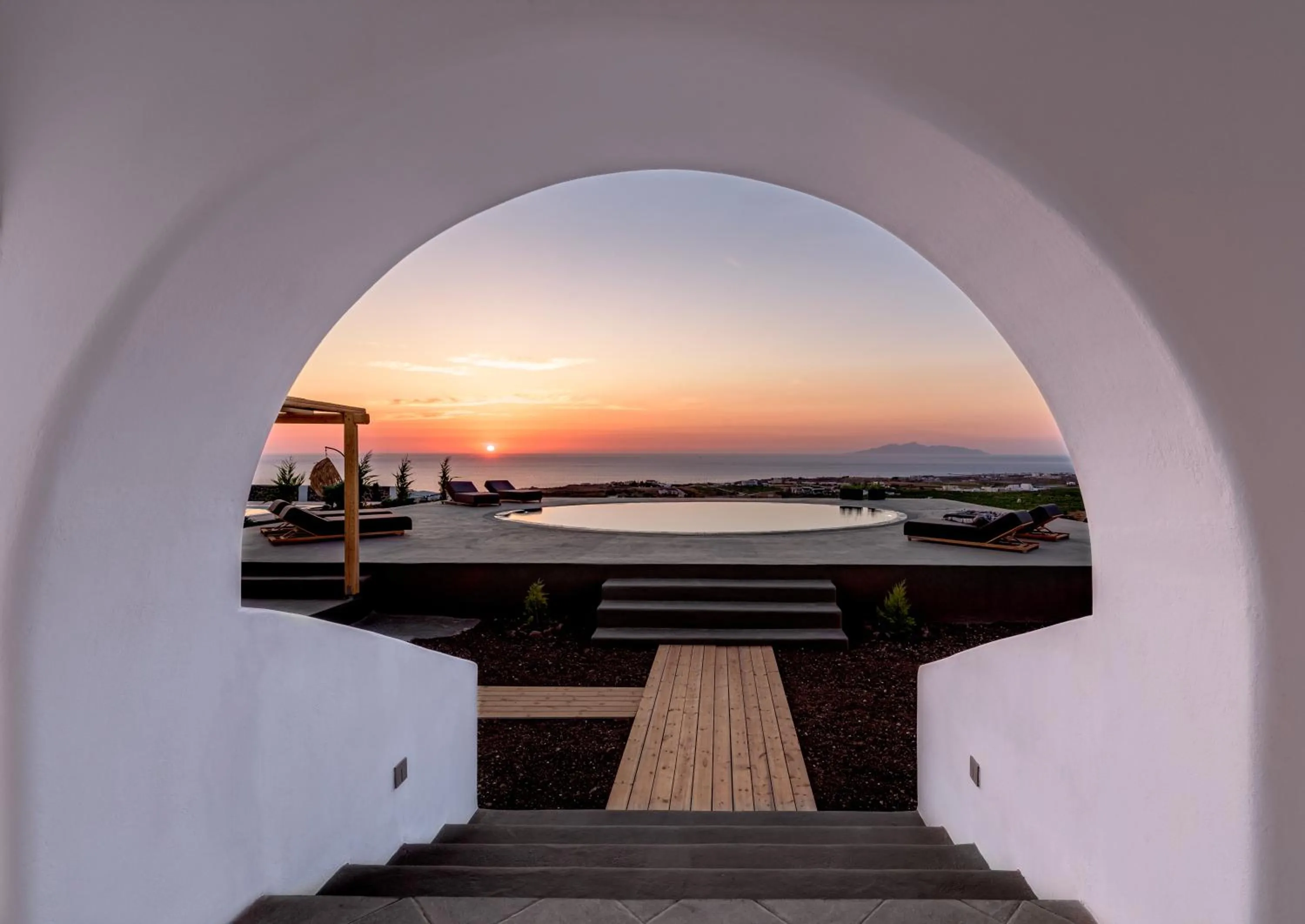 Sunrise in Saint Apostles Villas