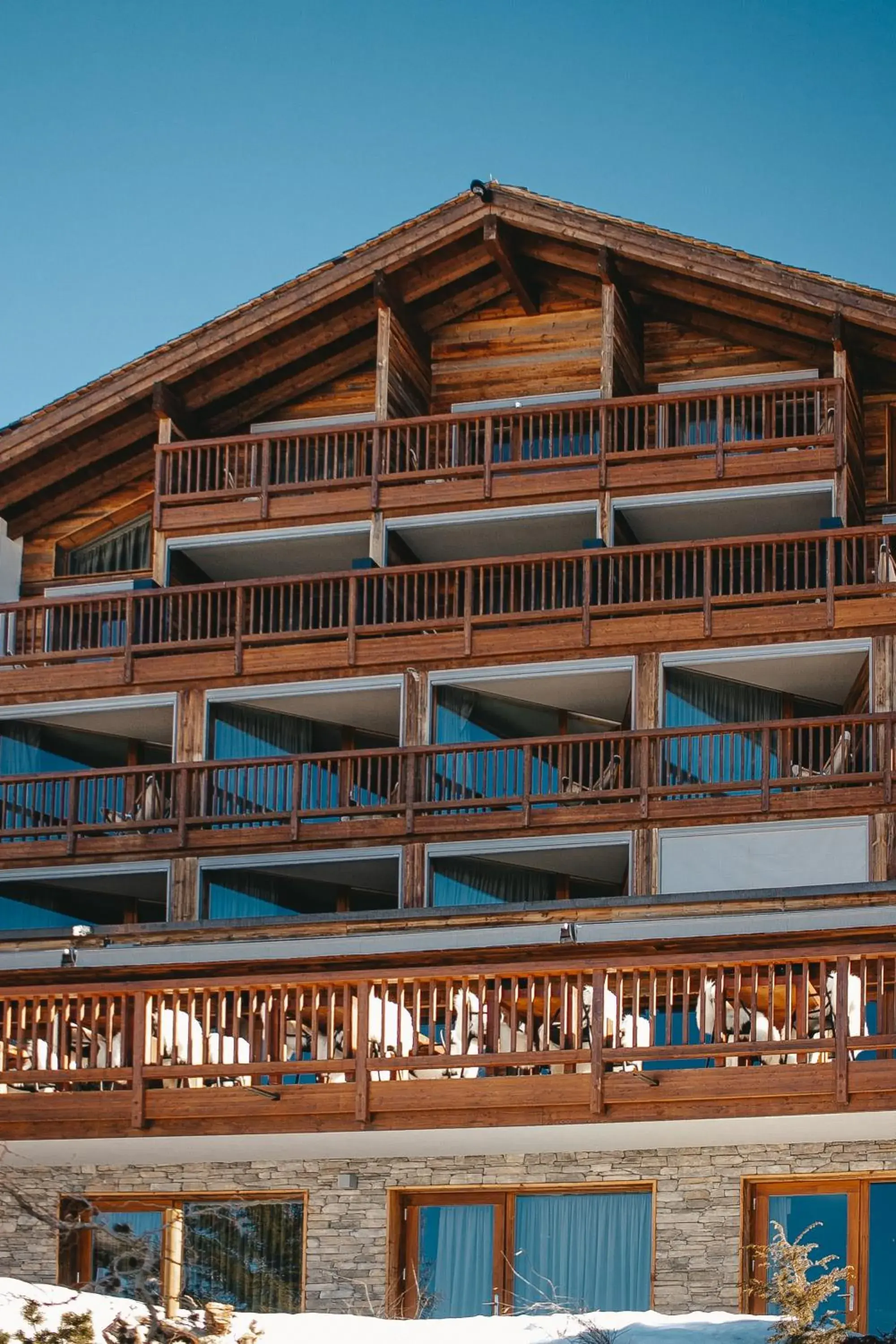 Property building in Chandolin Boutique Hotel Property building in Chandolin Boutique Hotel