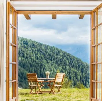 Balcony/Terrace in Chandolin Boutique Hotel