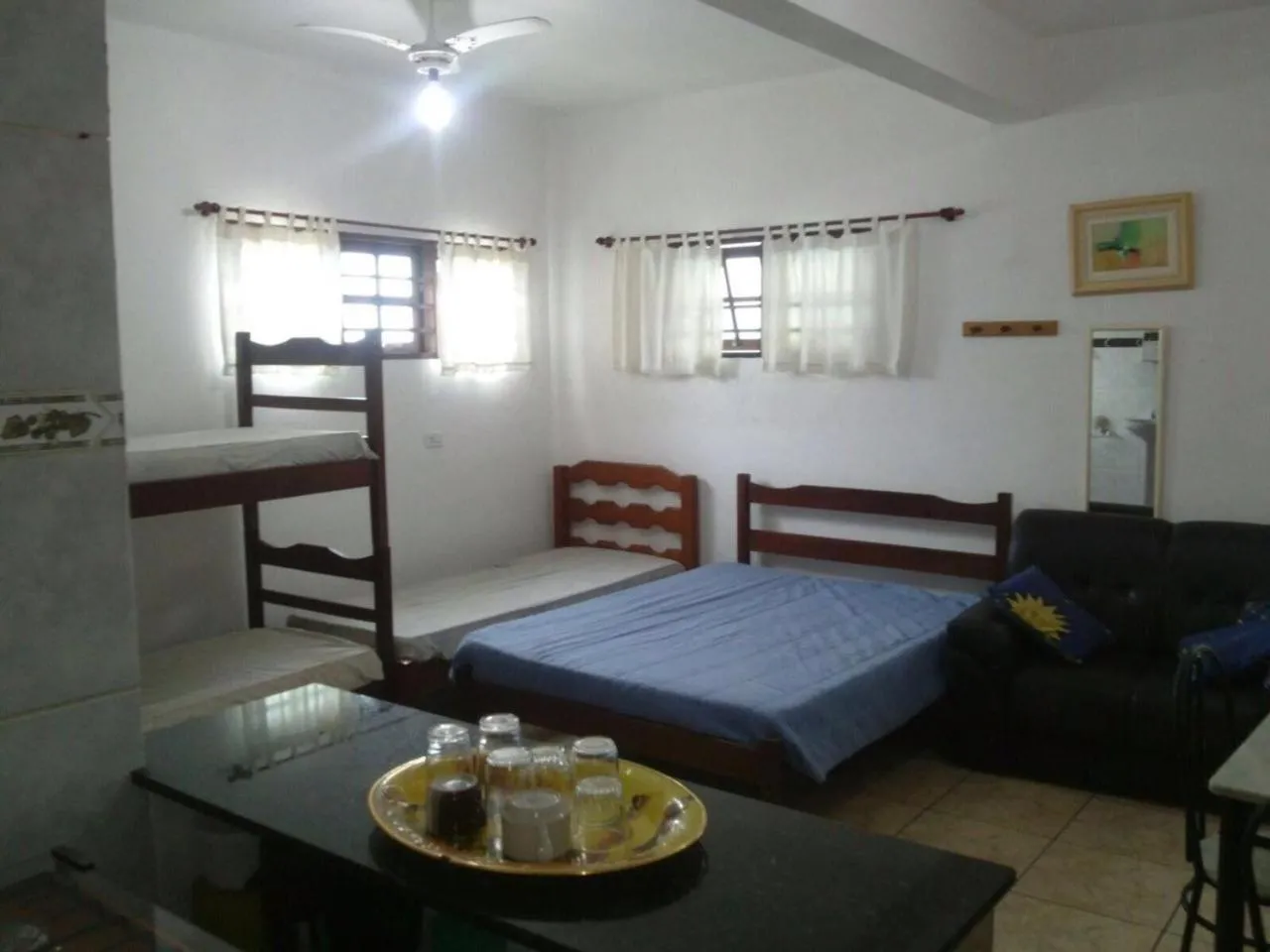 Bed in Chales Ubatuba I