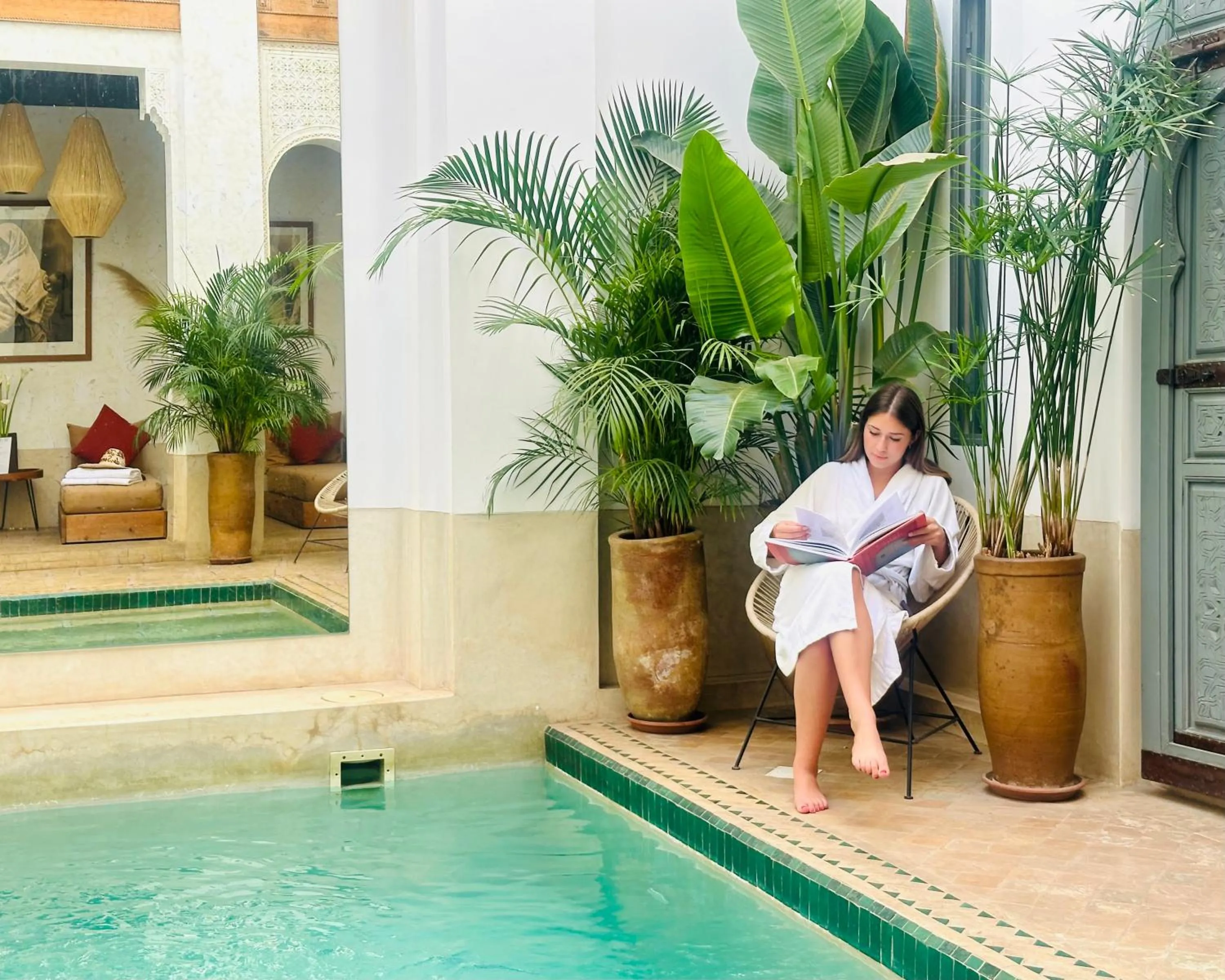 Swimming pool in Riad Jardin Des Sens & Spa