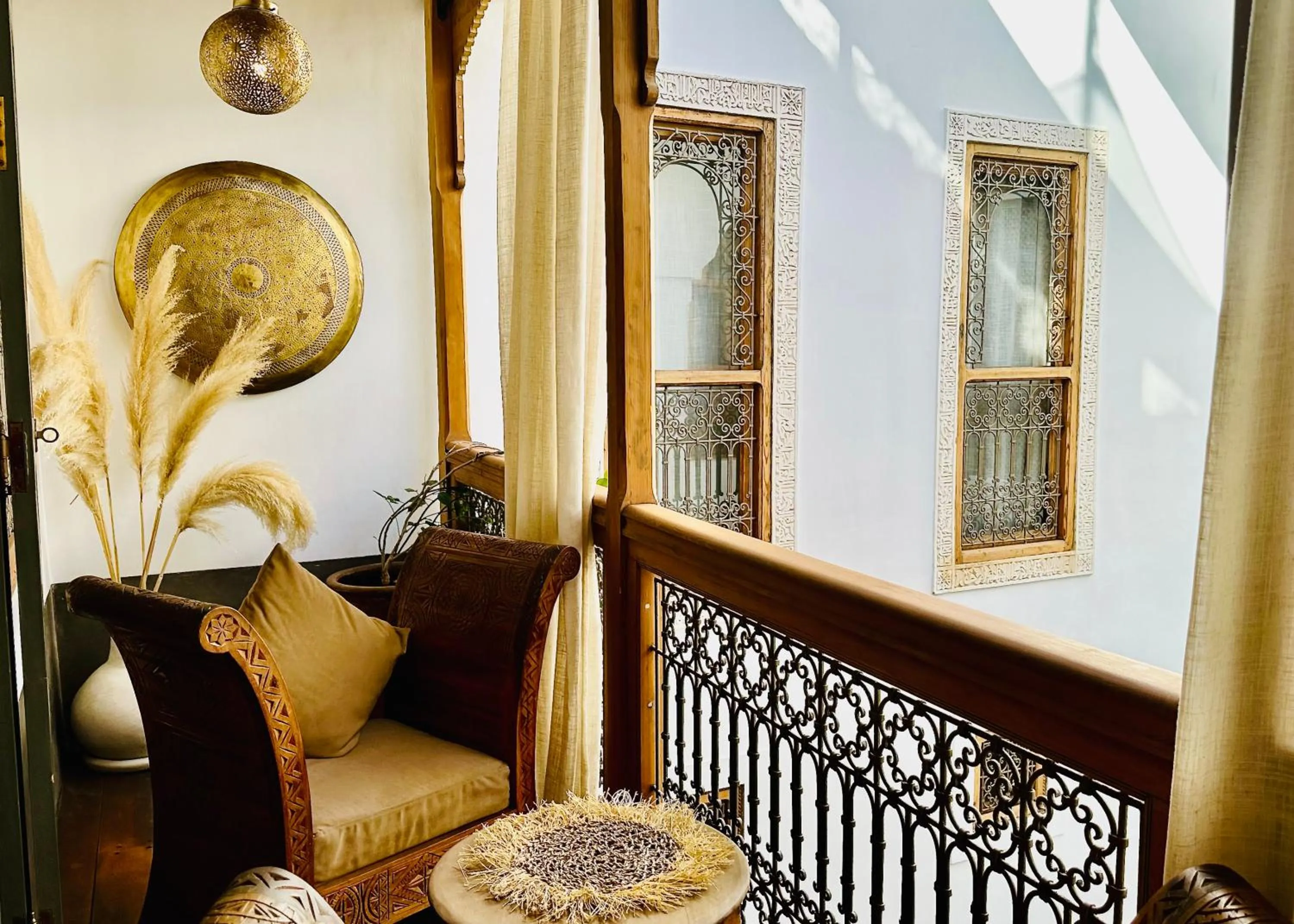 Balcony/Terrace in Riad Jardin Des Sens & Spa
