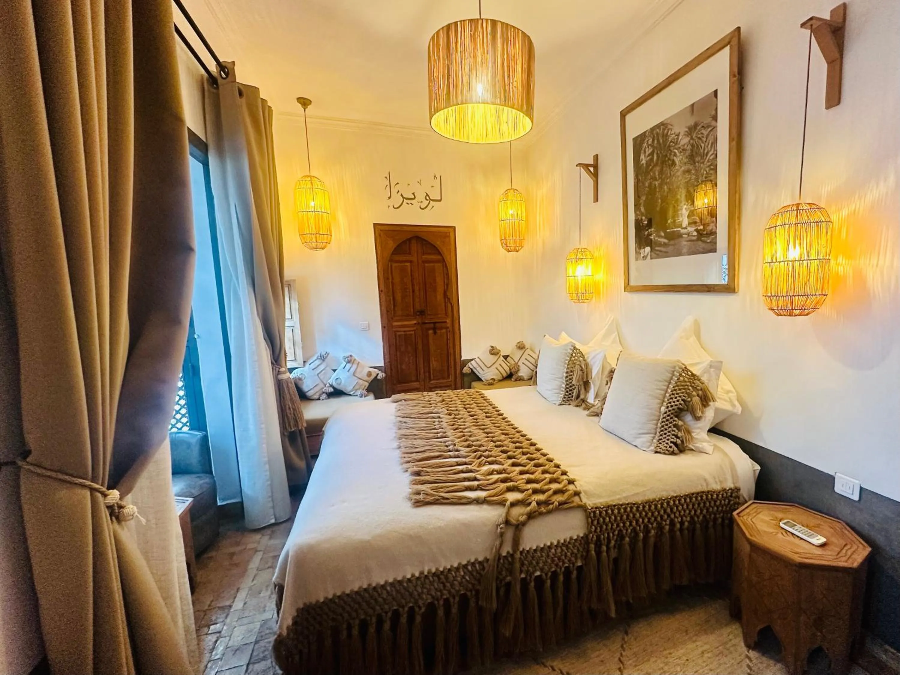 Bed in Riad Jardin Des Sens & Spa