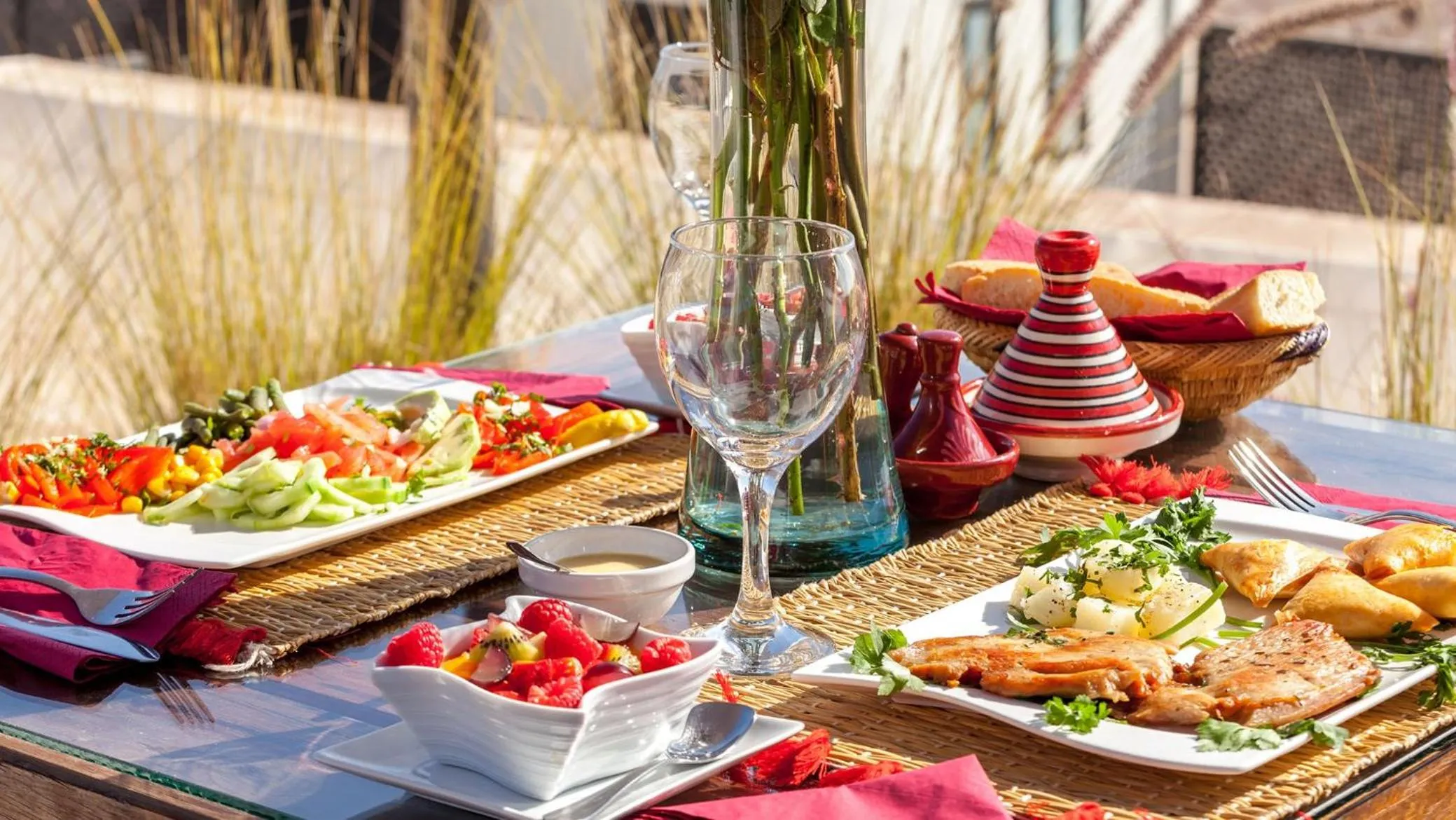 Restaurant/places to eat in Riad Jardin Des Sens & Spa