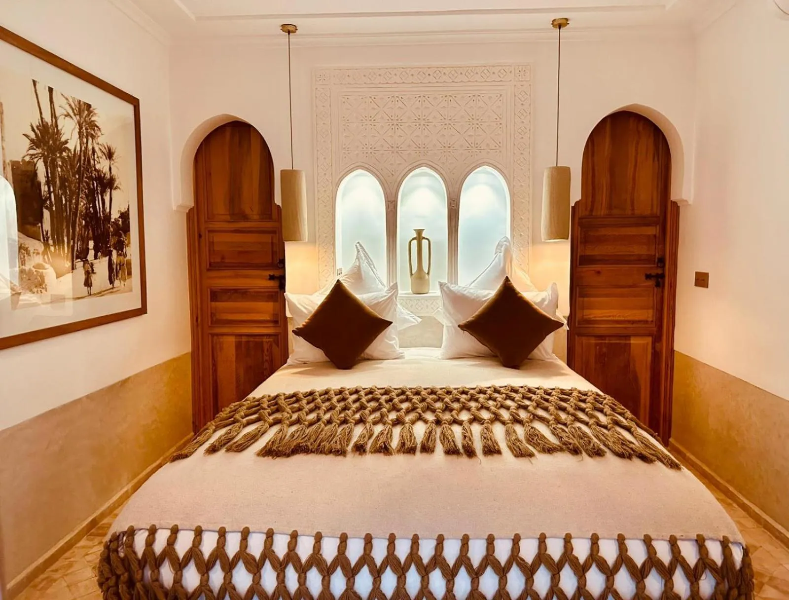 Bedroom, Bed in Riad Jardin Des Sens & Spa