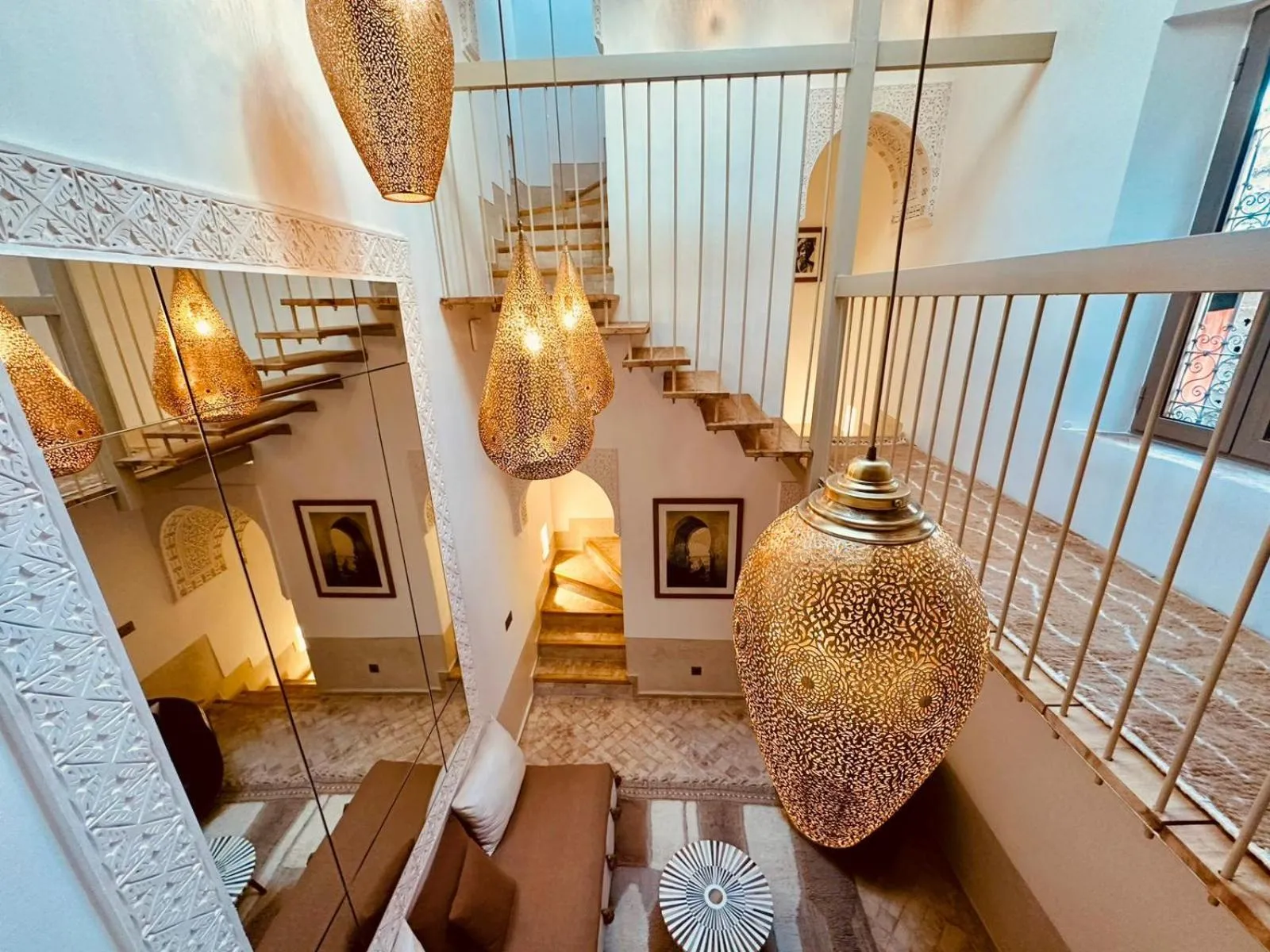 Living room in Riad Jardin Des Sens & Spa