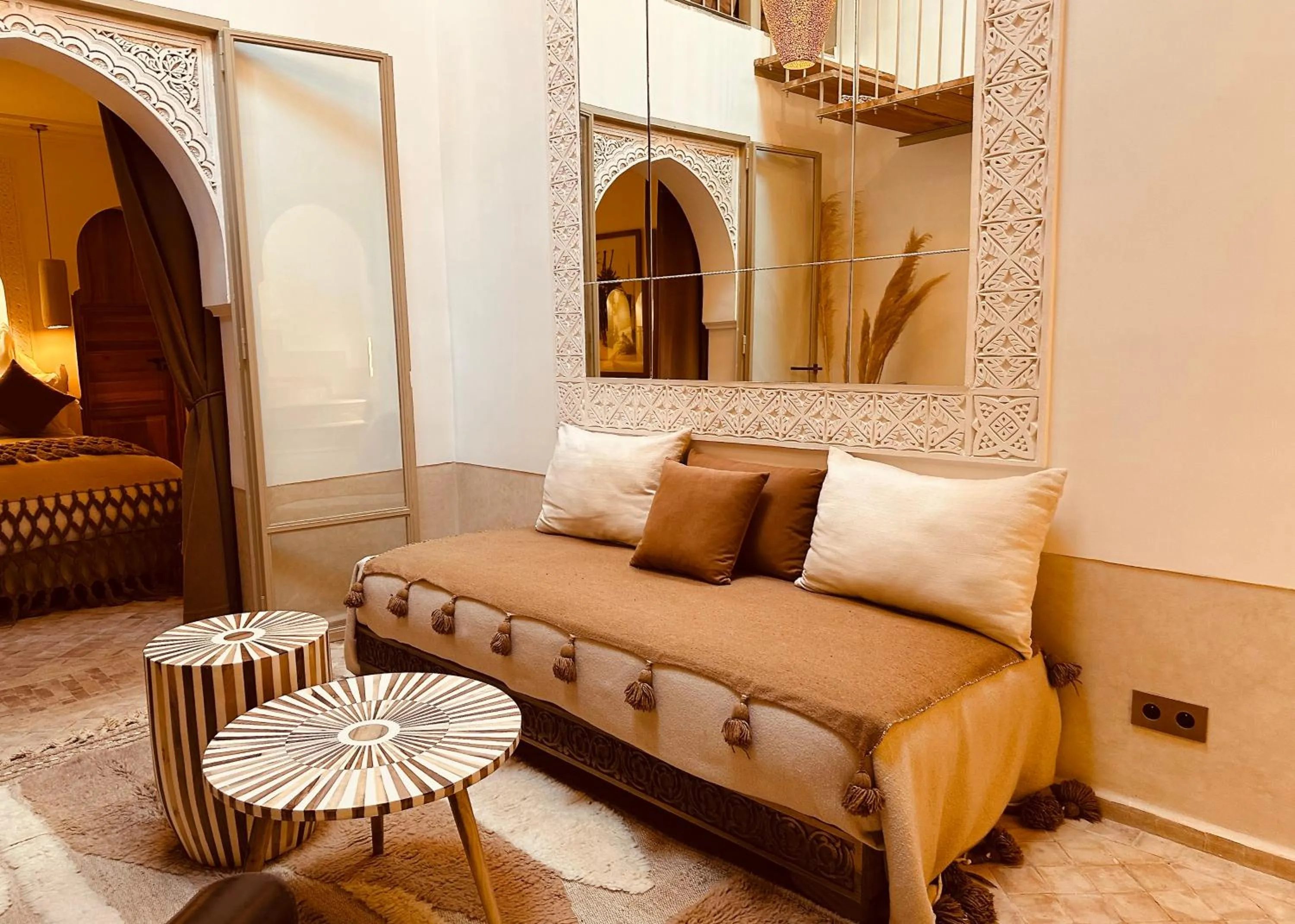 Living room in Riad Jardin Des Sens & Spa