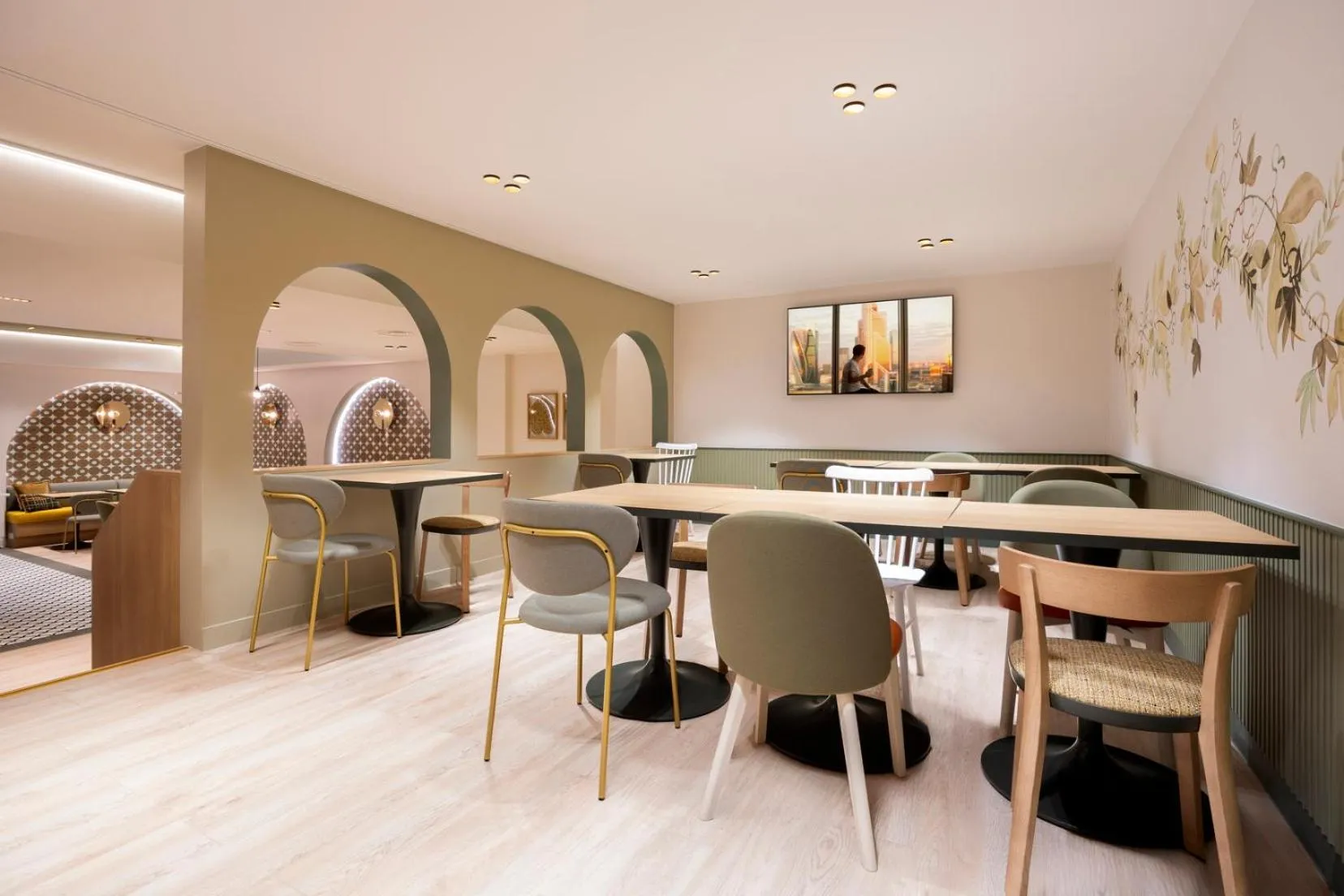 Breakfast in Citadines Toison d'Or Brussels