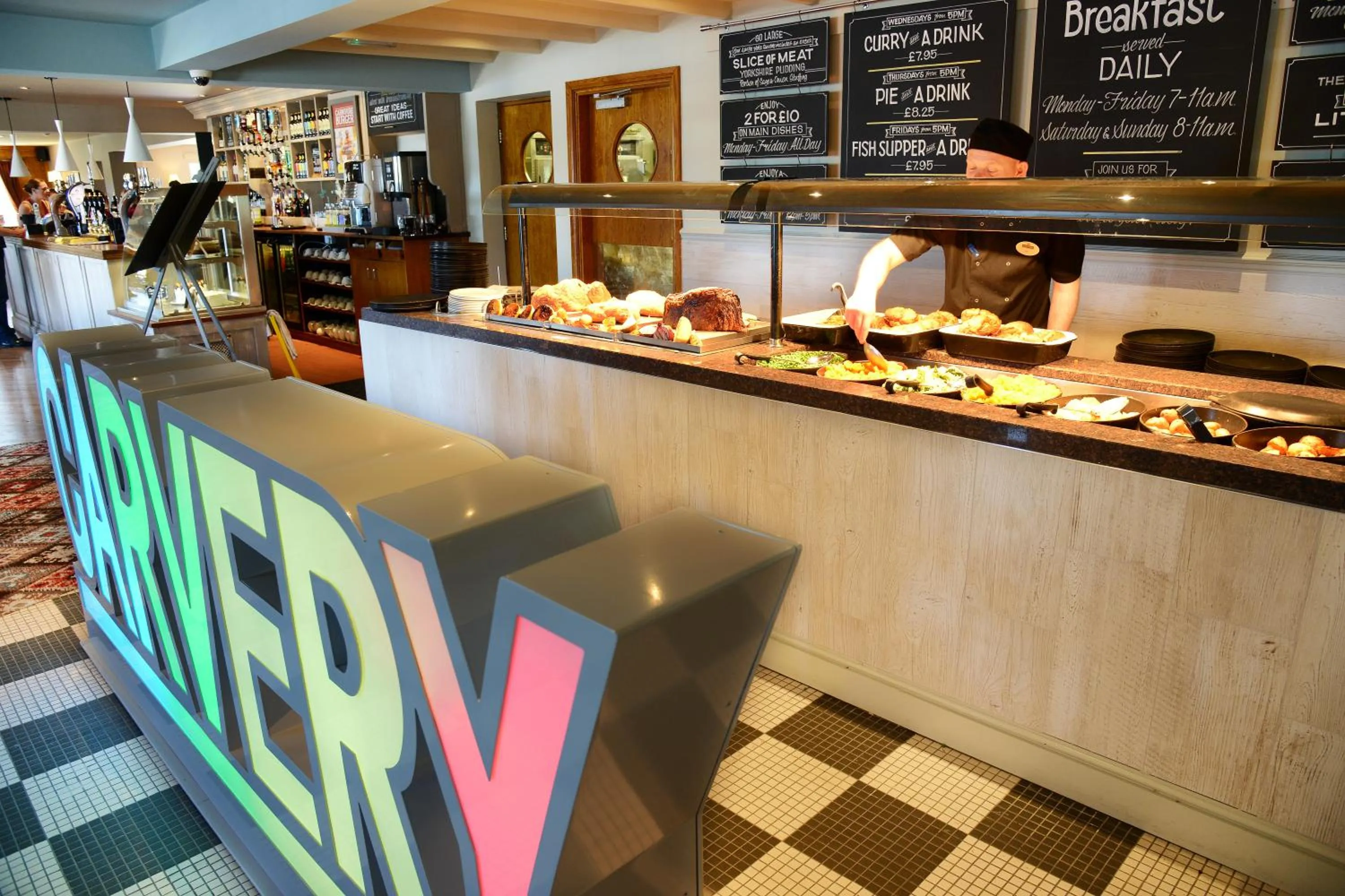 Restaurant/places to eat in Blue Jay, Derby by Marston's Inns