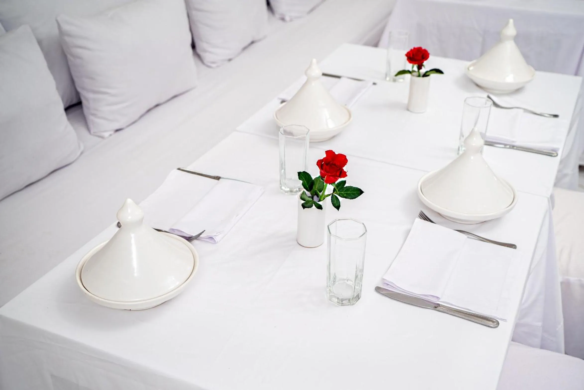 Restaurant/places to eat in Riad Palais Blanc & Spa