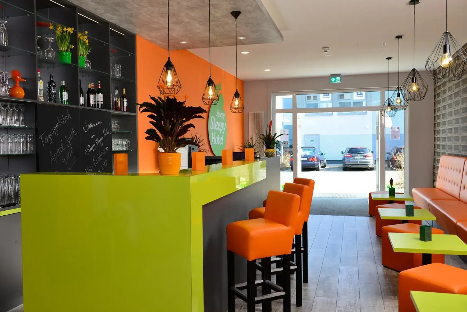 Lobby or reception in SleepySleepy Hotel Gießen Lobby or reception in SleepySleepy Hotel Gießen