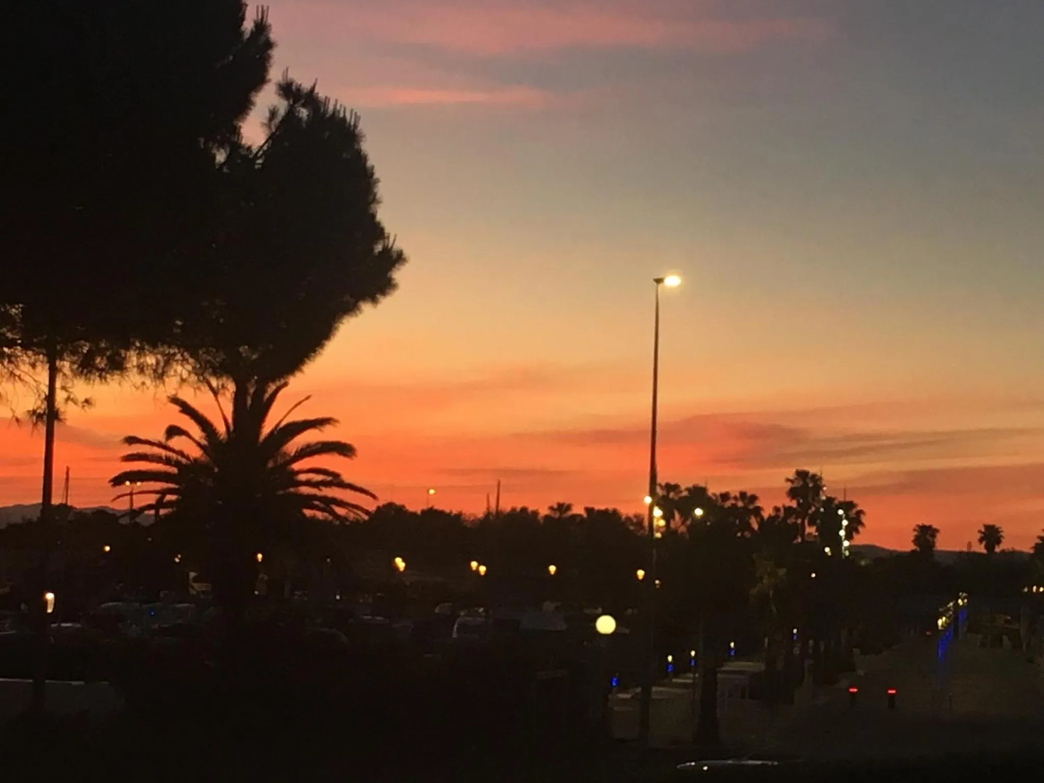 Sunset in Au Coeur du Village Naturiste