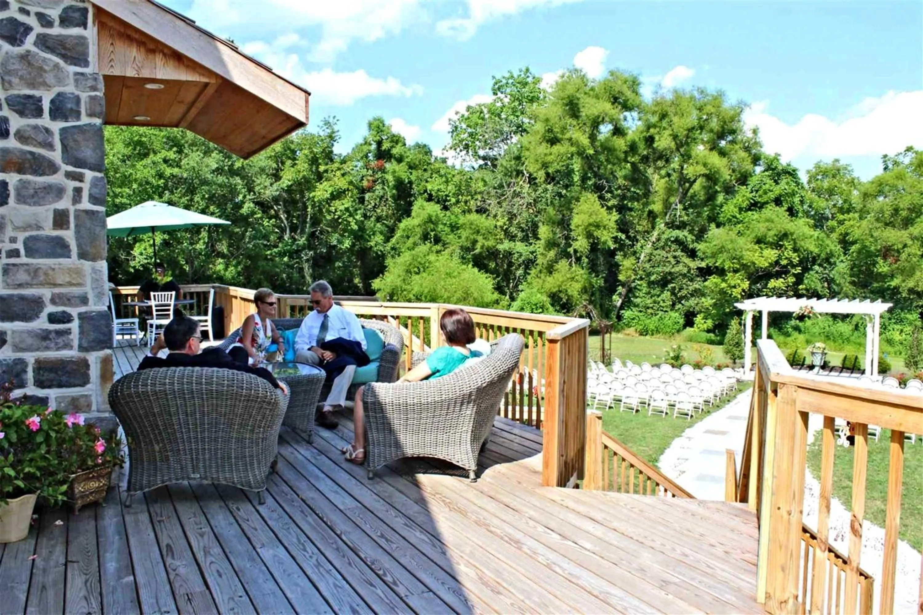 Patio in Gettysburg Battlefield Bed & Breakfast Inn