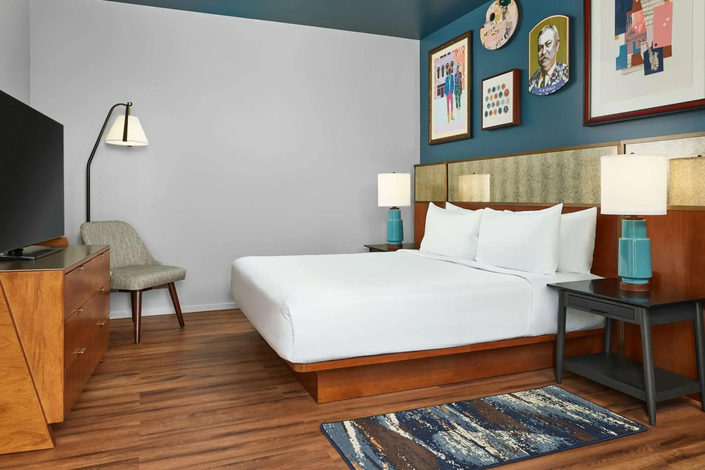 Bed in The Bankers Alley Hotel Nashville, Tapestry Collection by Hilton Bed in The Bankers Alley Hotel Nashville, Tapestry Collection by Hilton